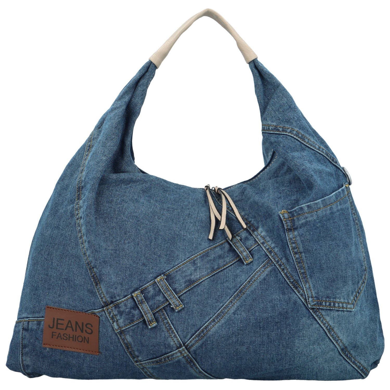 Dámska kabelka cez rameno béžová - MaxFly Sabine