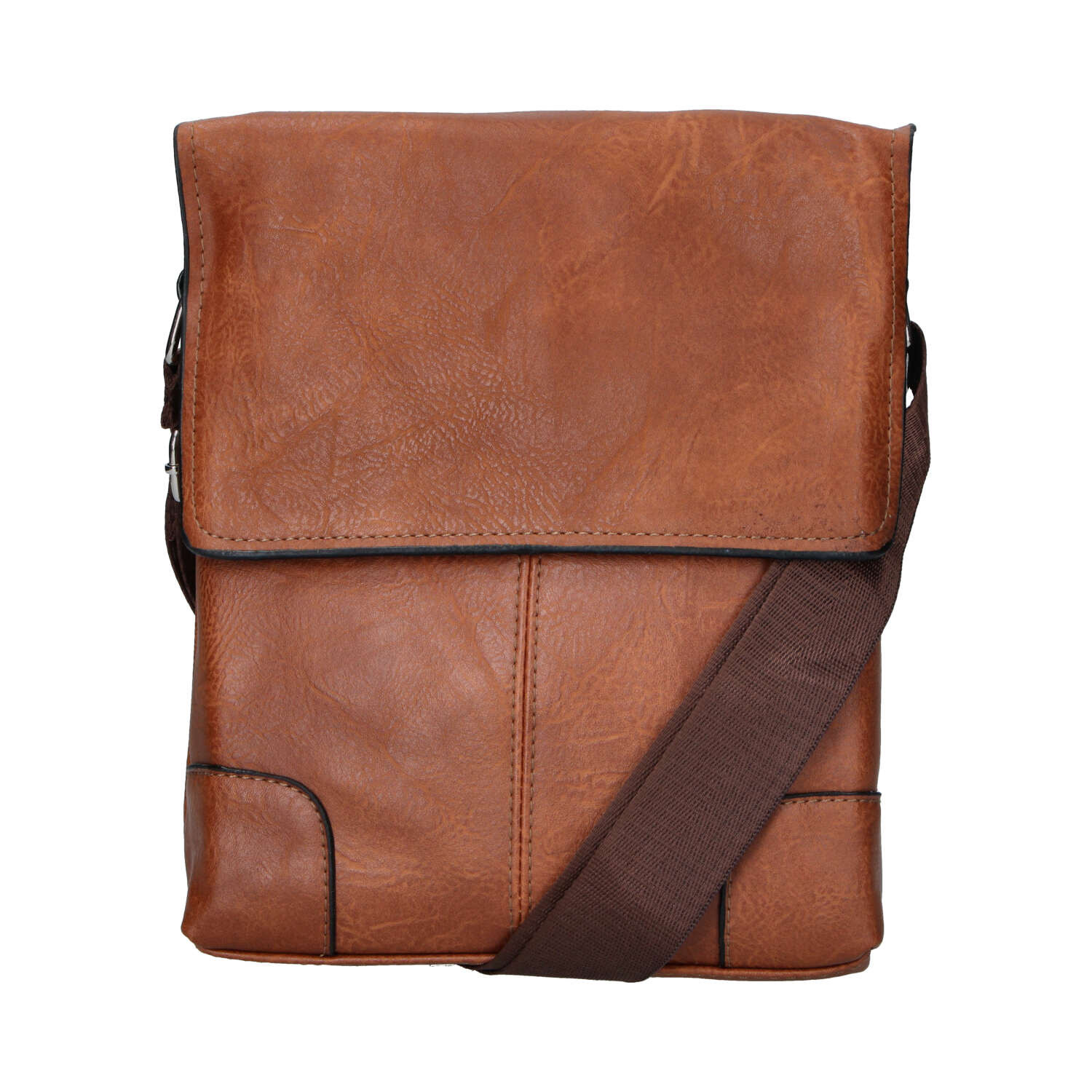 Pánska crossbody taška svetlo hnedá - Firenze Paolo