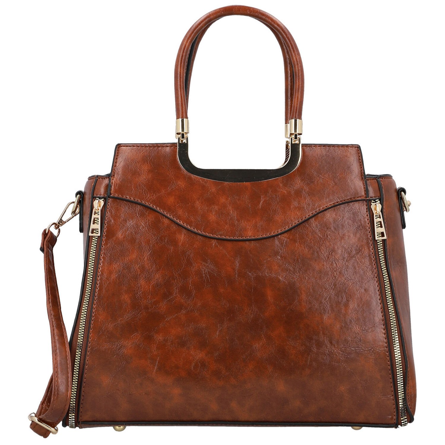 Dámska kabelka do ruky hnedá - Firenze Santina