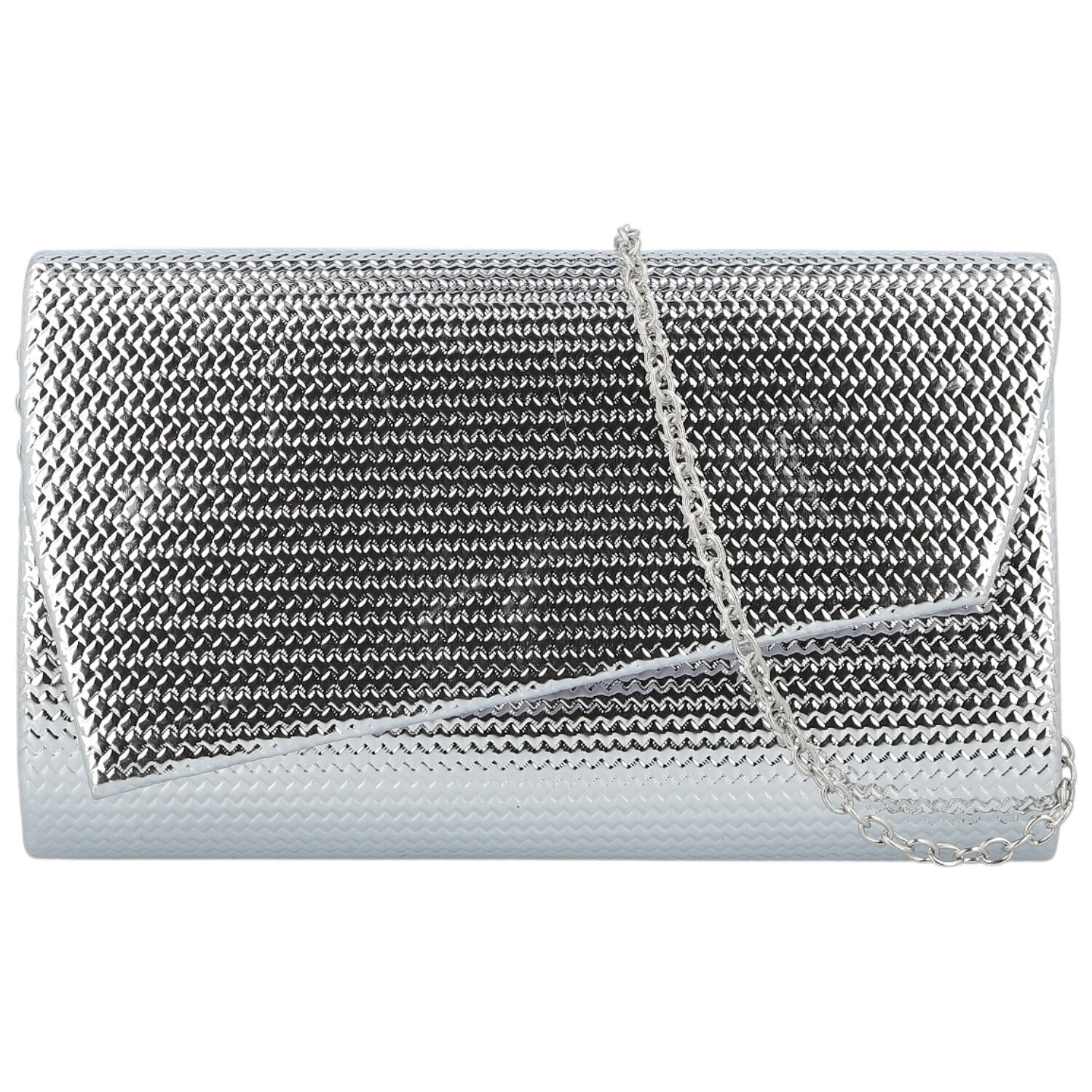 Dámska listová kabelka strieborná - Michelle Moon Flawie