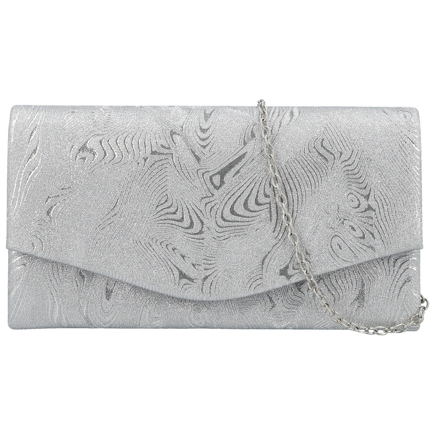 Dámska listová kabelka strieborná - Michelle Moon Arlette