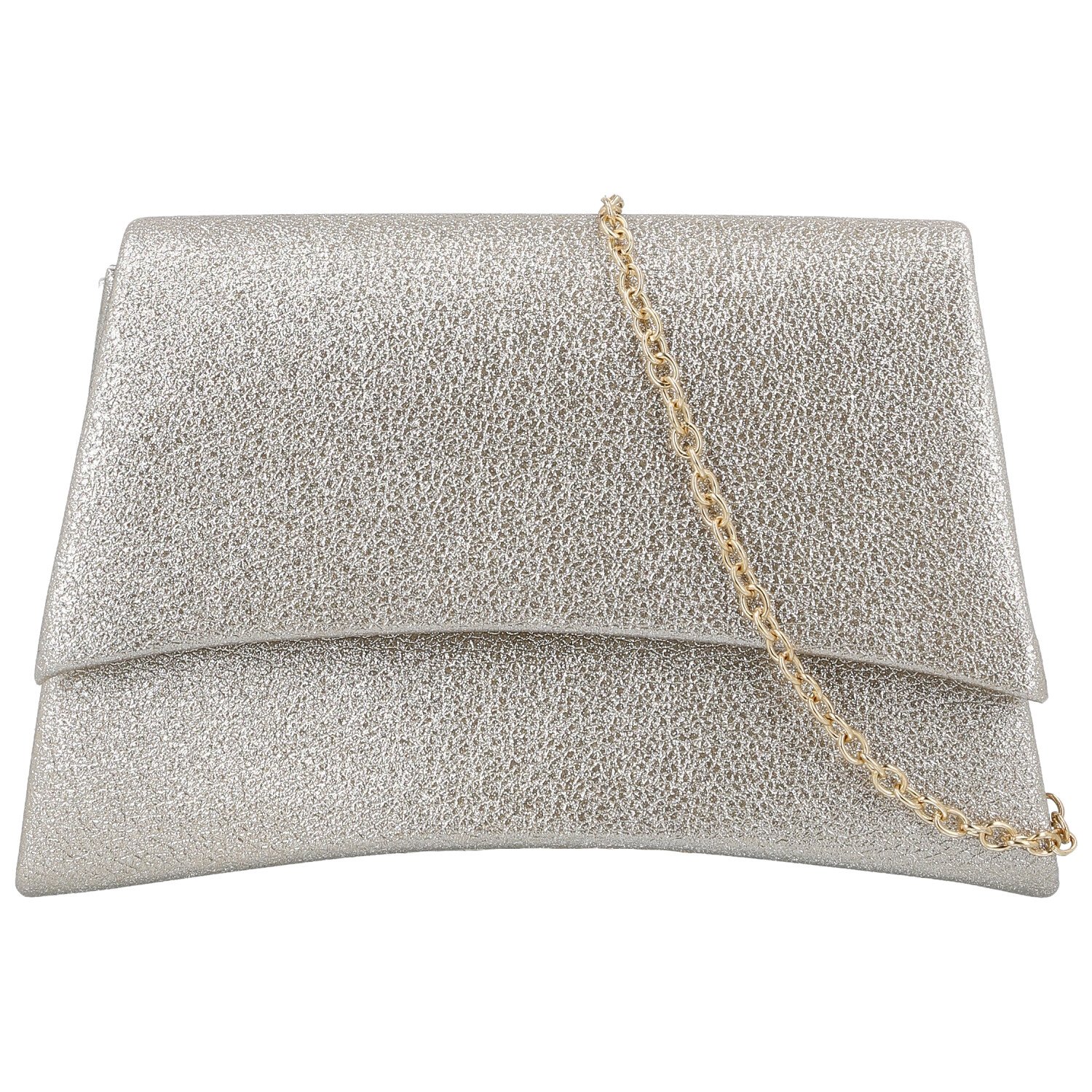 Dámska listová kabelka zlatá - Michelle Moon Coralie