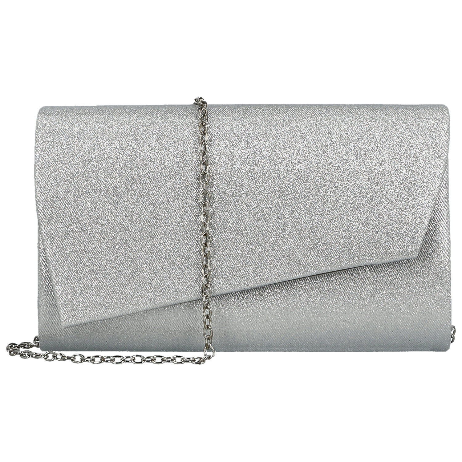 Dámska listová kabelka strieborná - Michelle Moon Skyler