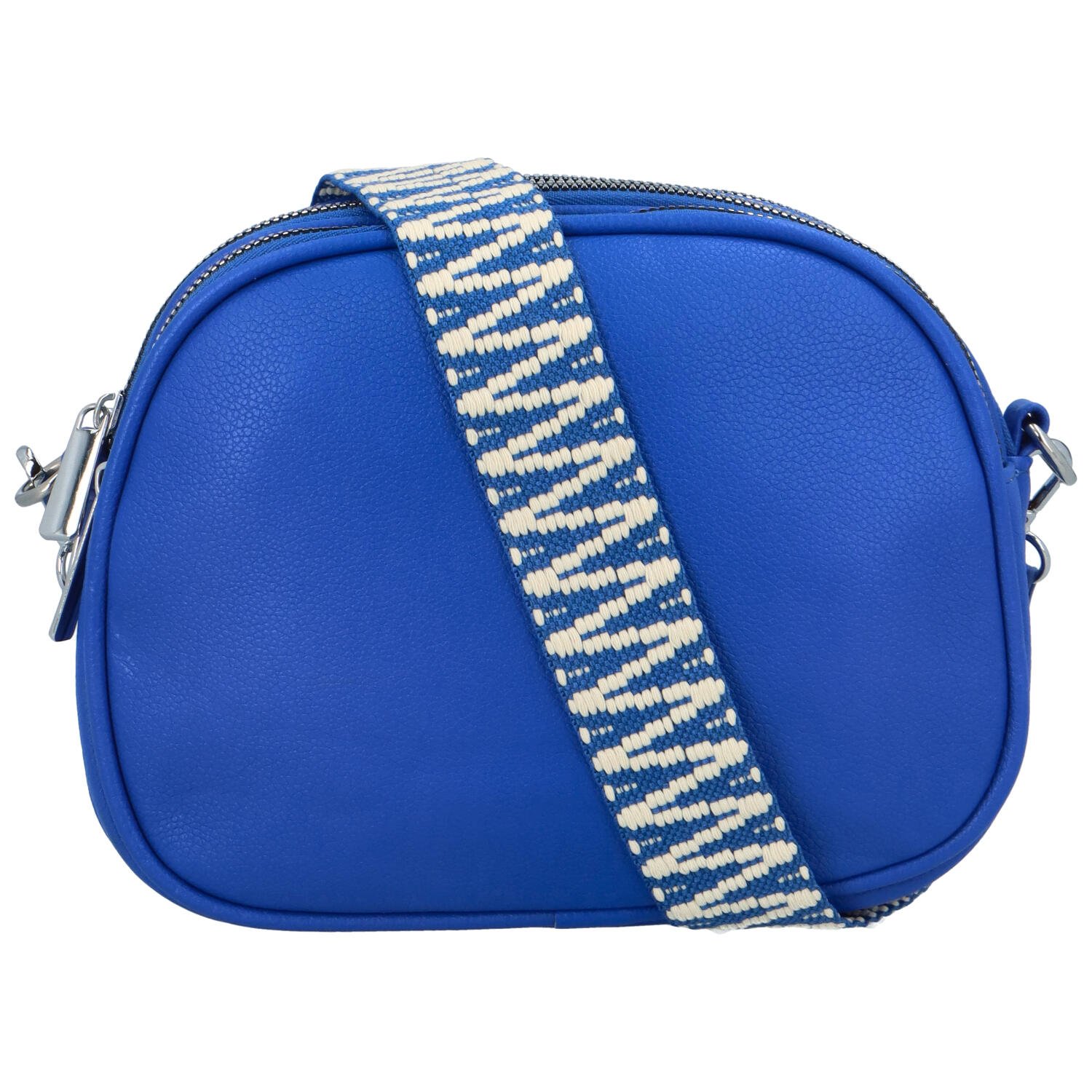 Dámska koženková crossbody kráľovsky modrá - Paolo Bags Millie