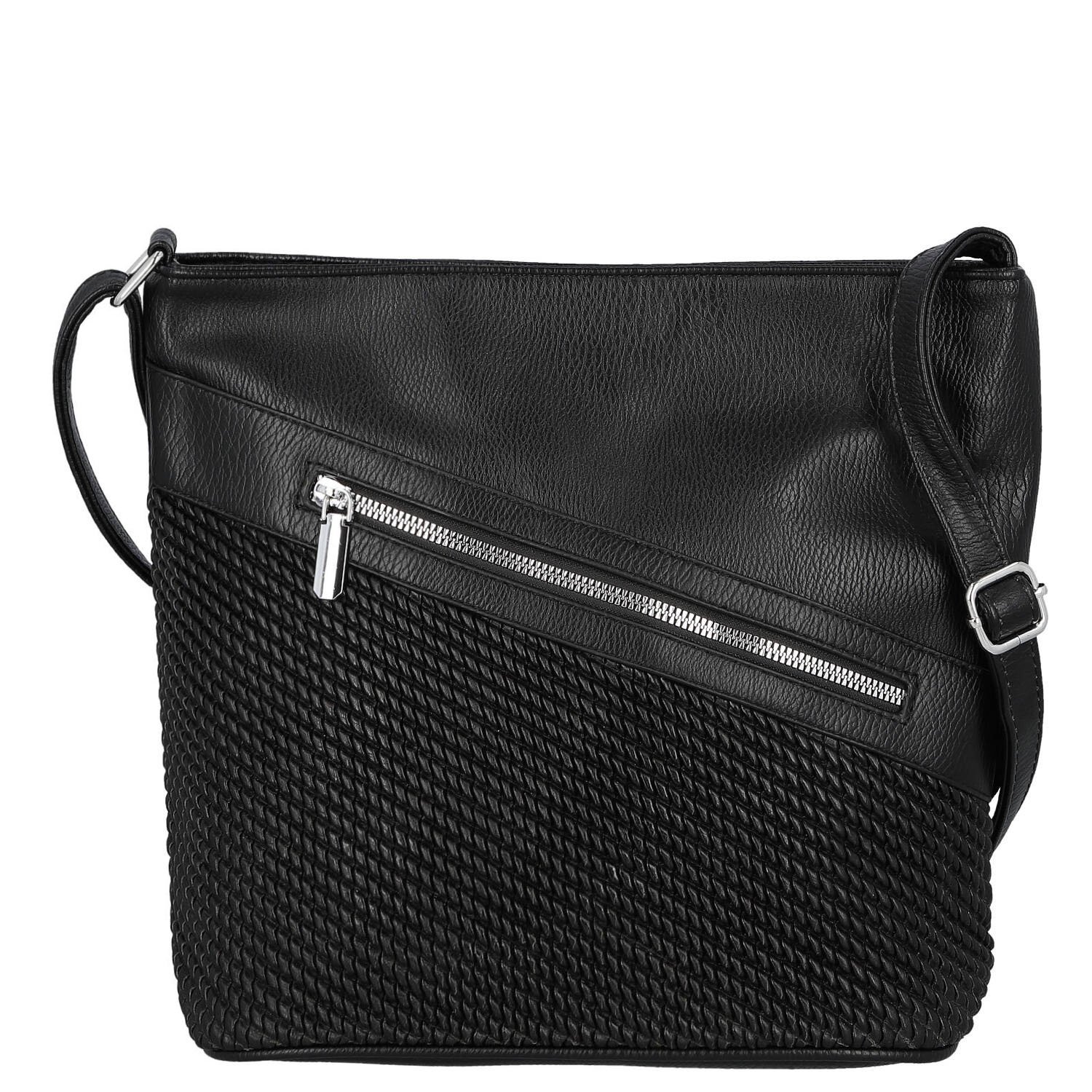 Dámska crossbody kabelka čierna - Firenze Santela