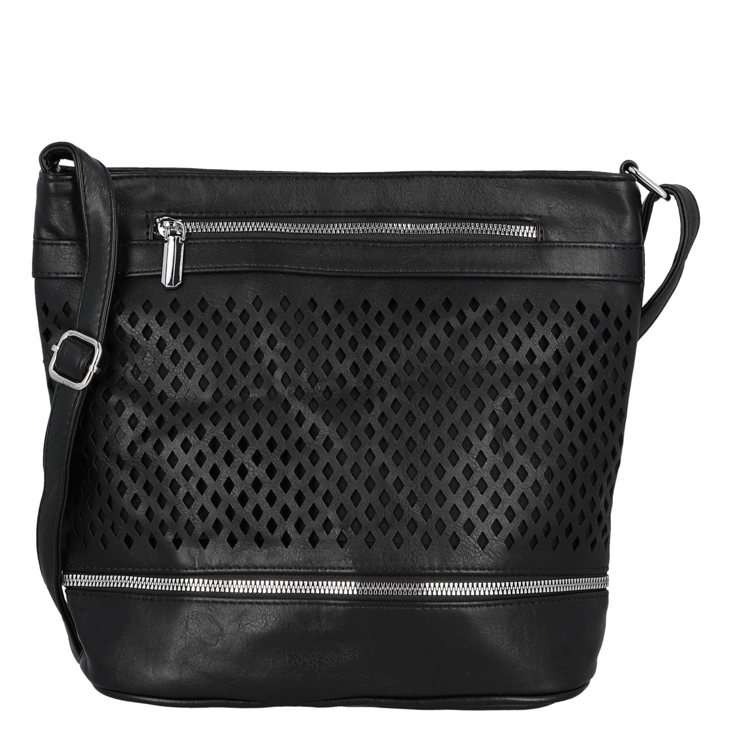 Dámska crossbody kabelka čierna - Firenze Samia