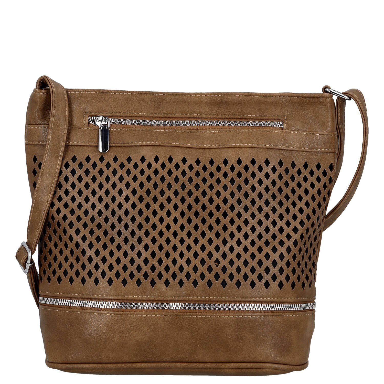 Dámska crossbody kabelka hnedá - Firenze Samia
