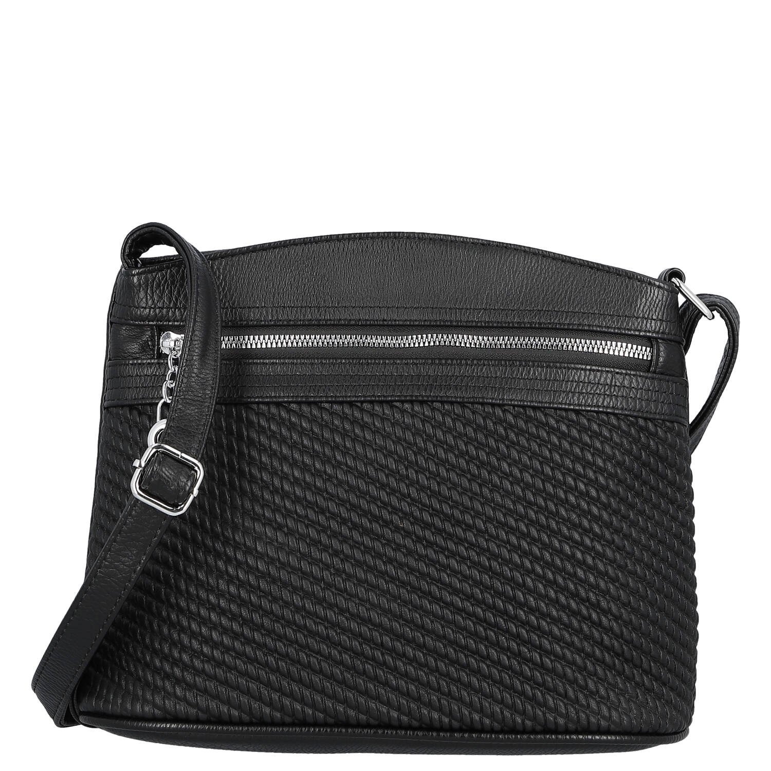 Dámska crossbody kabelka čierna - Firenze Kora
