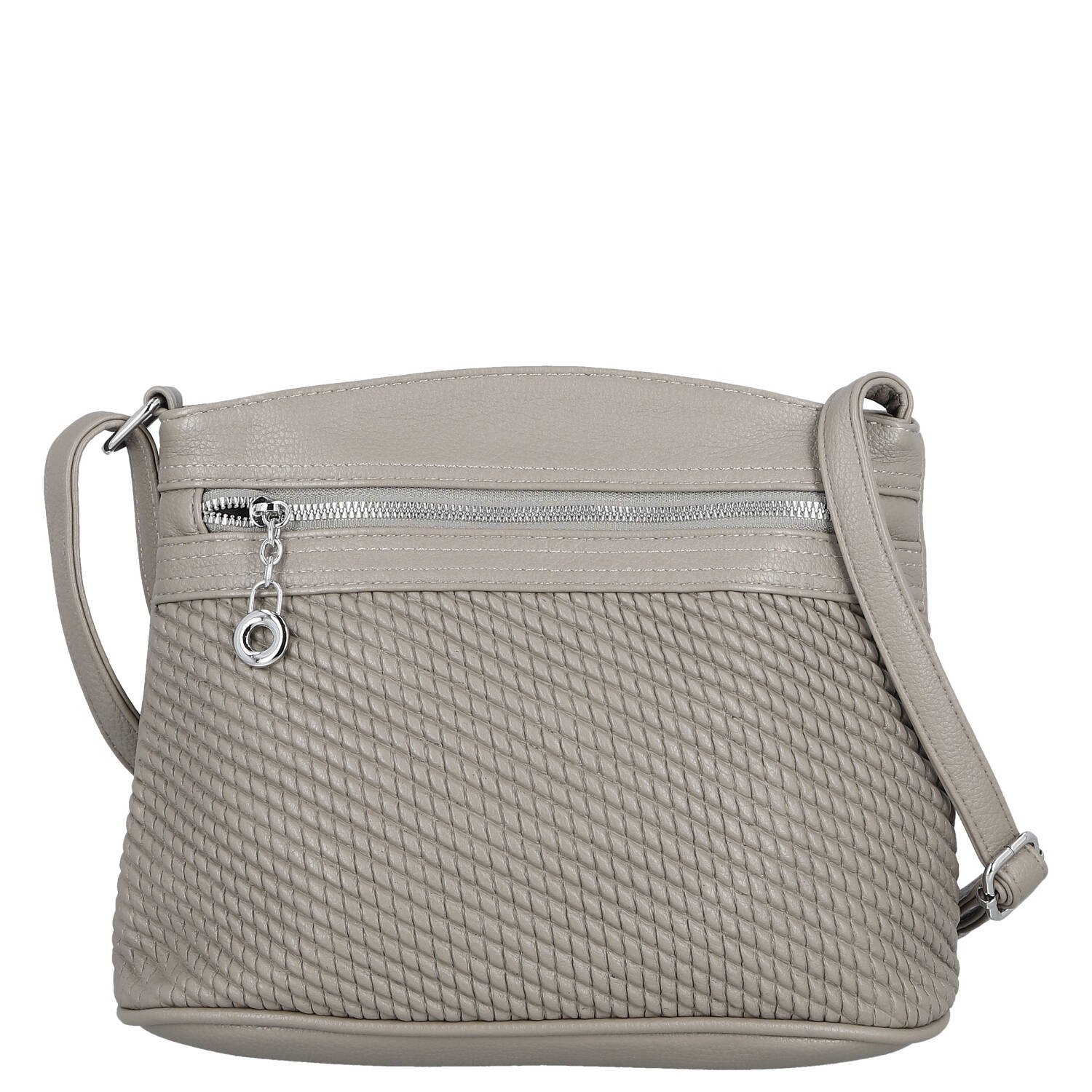 Dámska crossbody kabelka šedá - Firenze Kora