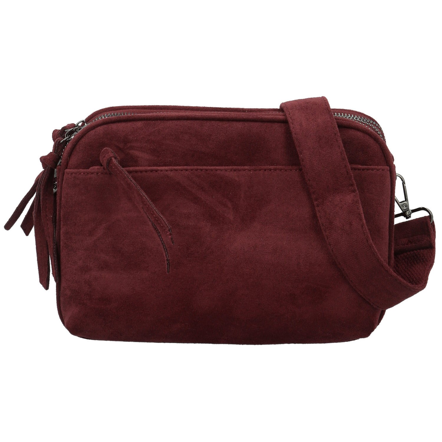 Dámska crossbody kabelka vínová - Paolo bags Josefin