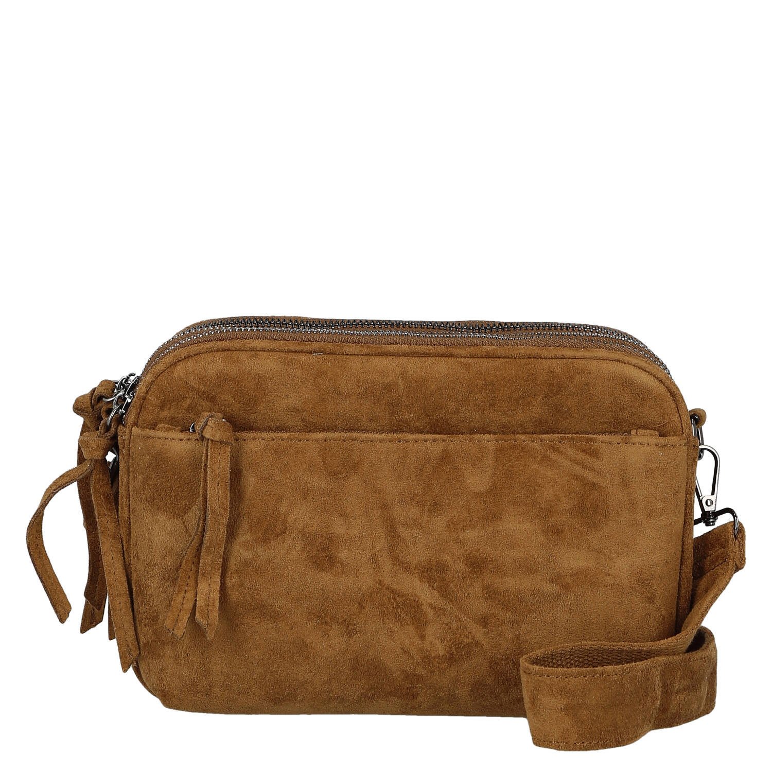 Dámska crossbody kabelka hnedá - Paolo bags Dalila