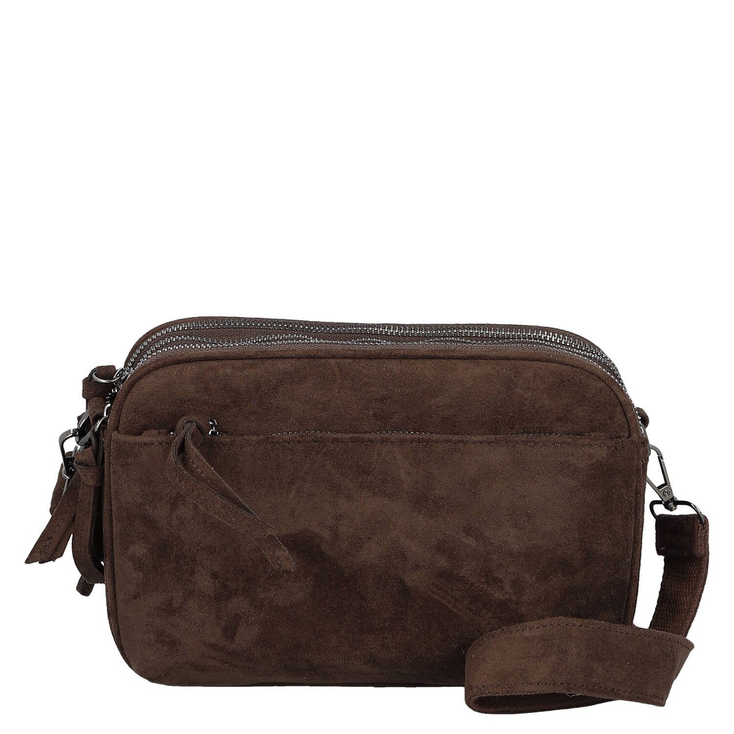 Dámska crossbody kabelka coffee - Paolo bags Dalila