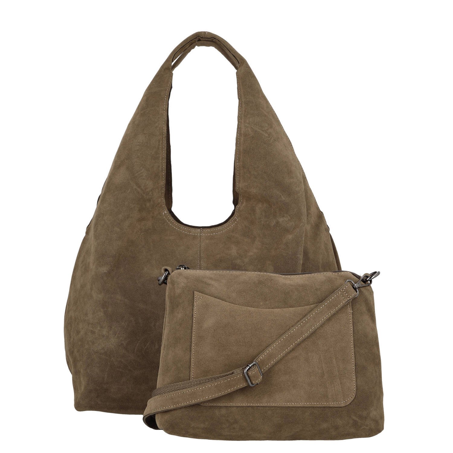 Dámsky set kabeliek béžový - Paolo bags Pina
