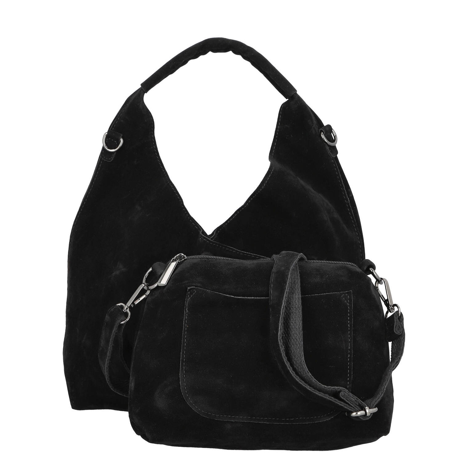 Dámsky set kabeliek čierny - Paolo bags Oceána