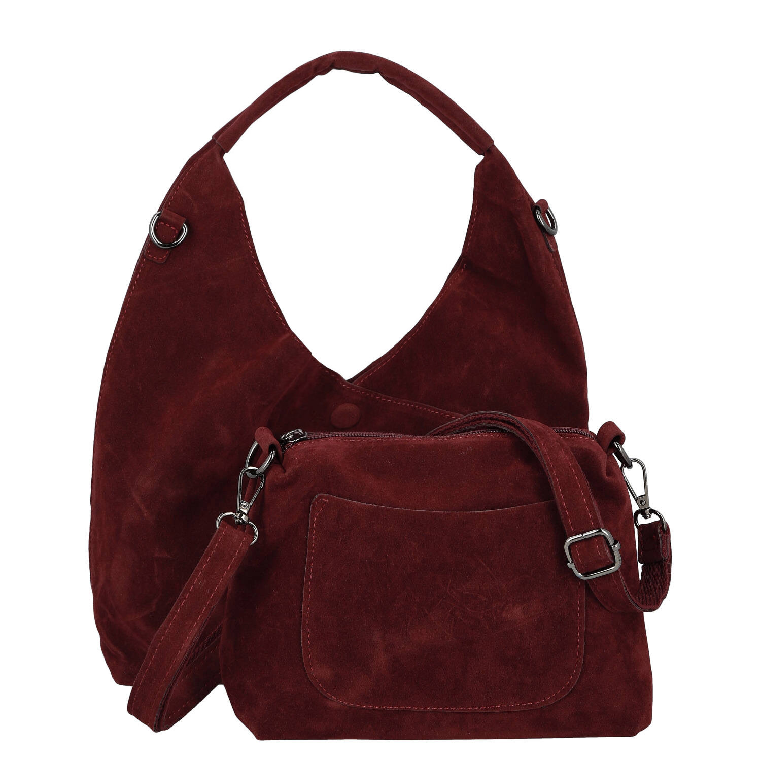 Dámsky set kabeliek vínový - Paolo bags Oceána