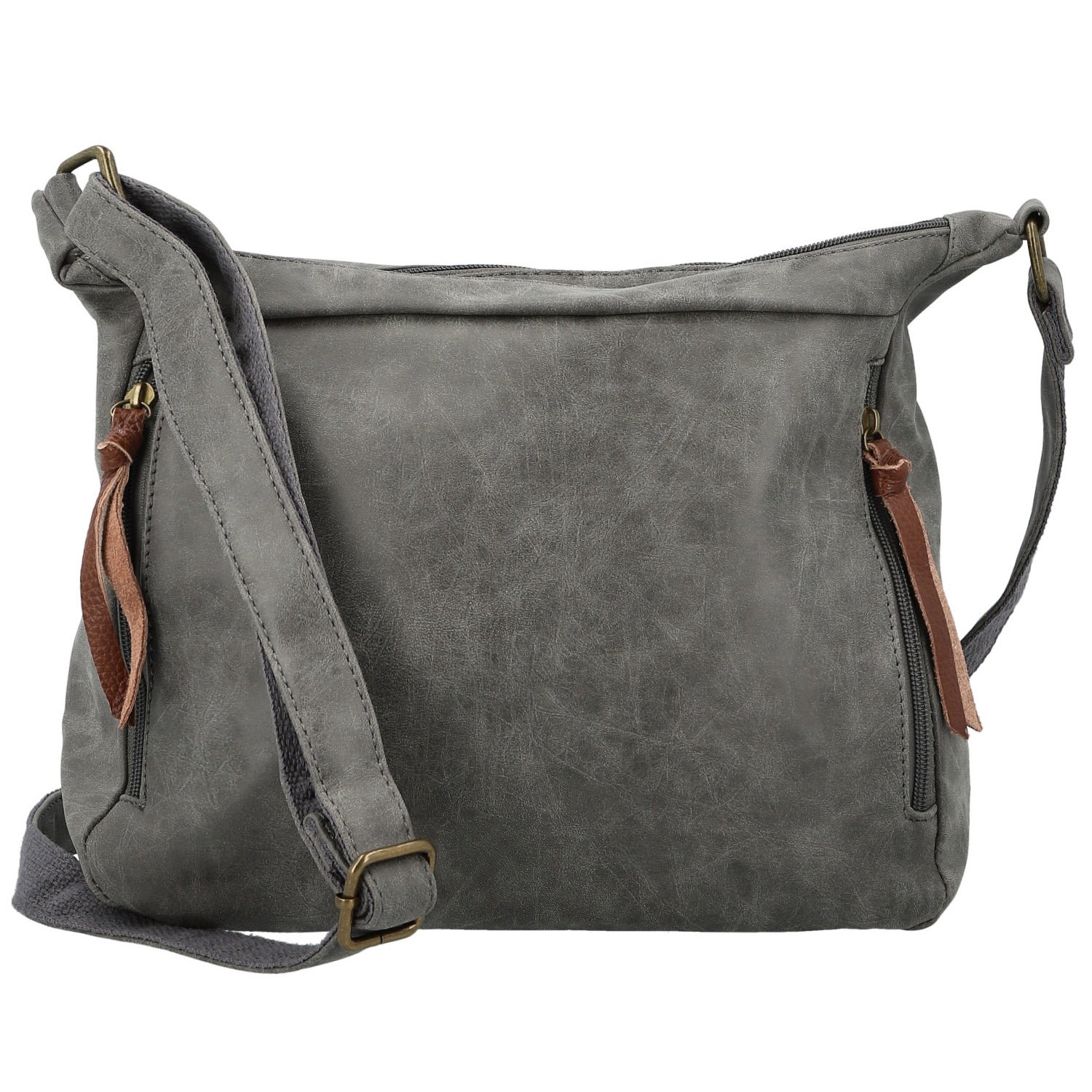 Dámska crossbody kabelka tmavo šedá - Firenze Egona