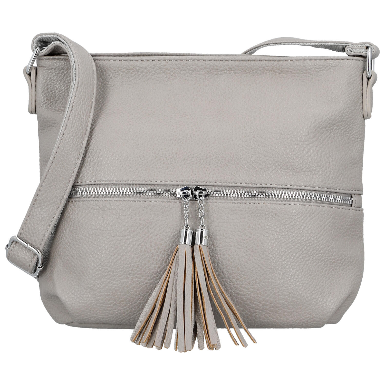 Dámska crossbody kabelka šedá - Paolo bags Gilia