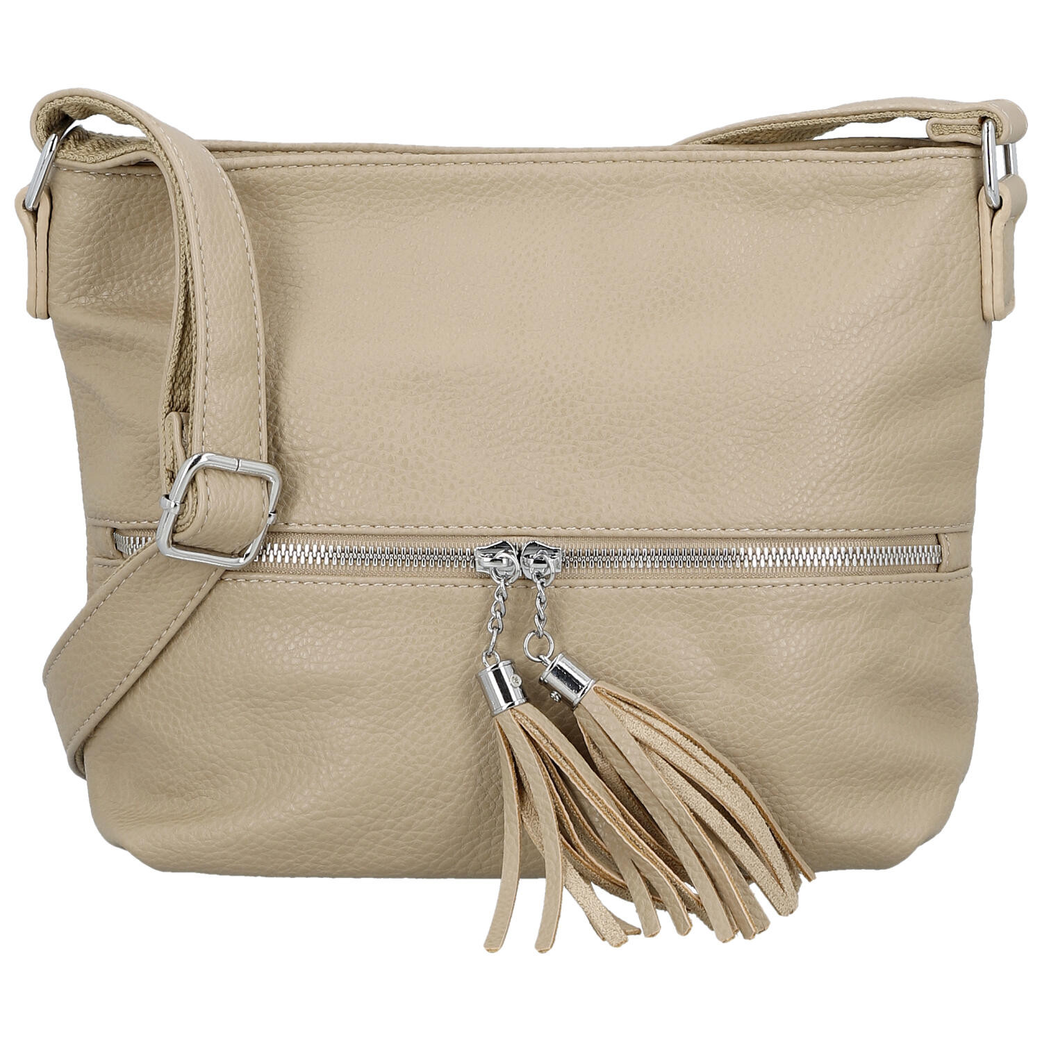 Dámska crossbody kabelka béžová - Paolo bags Gilia