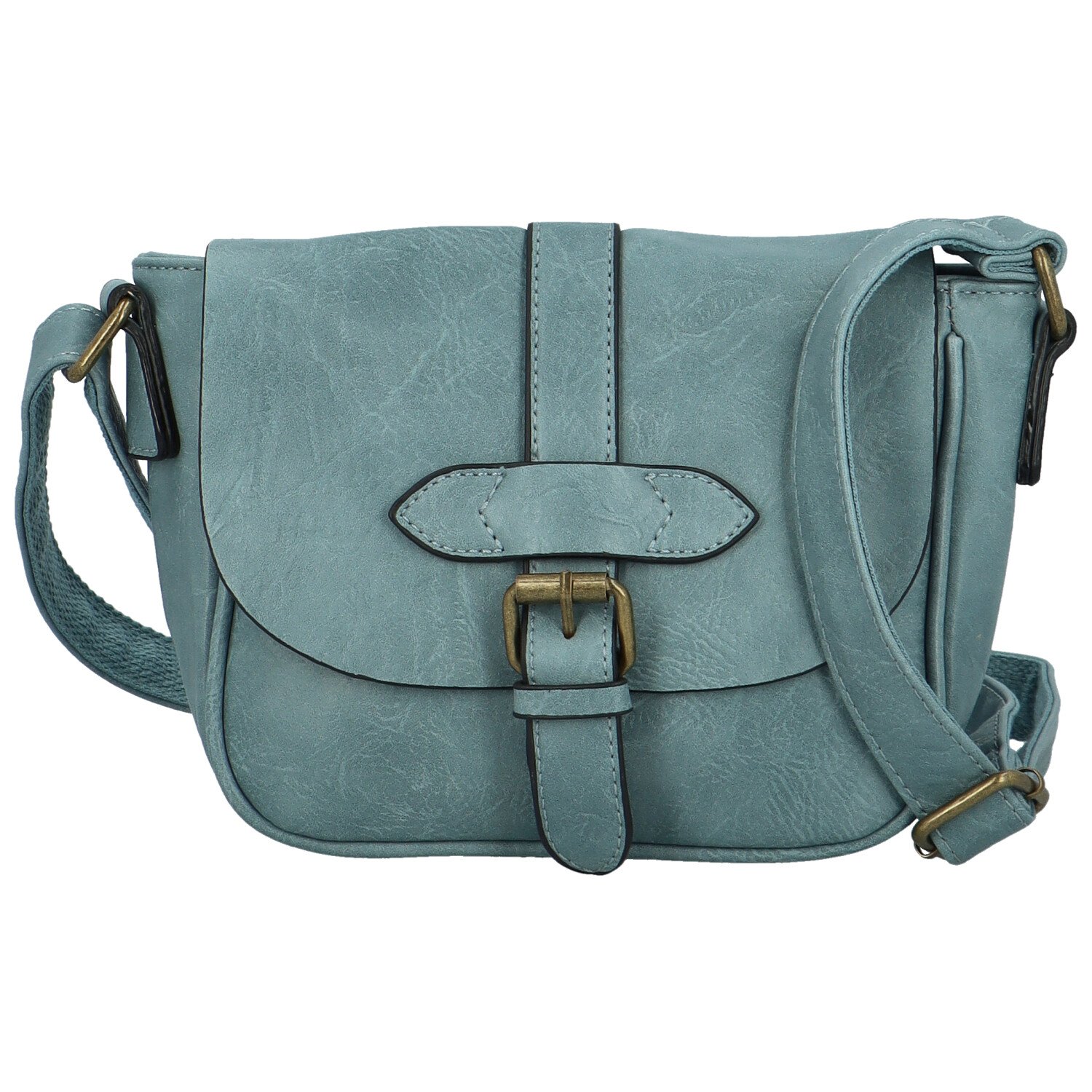 Dámska crossbody kabelka džínsovomodrá - Paolo bags Safet