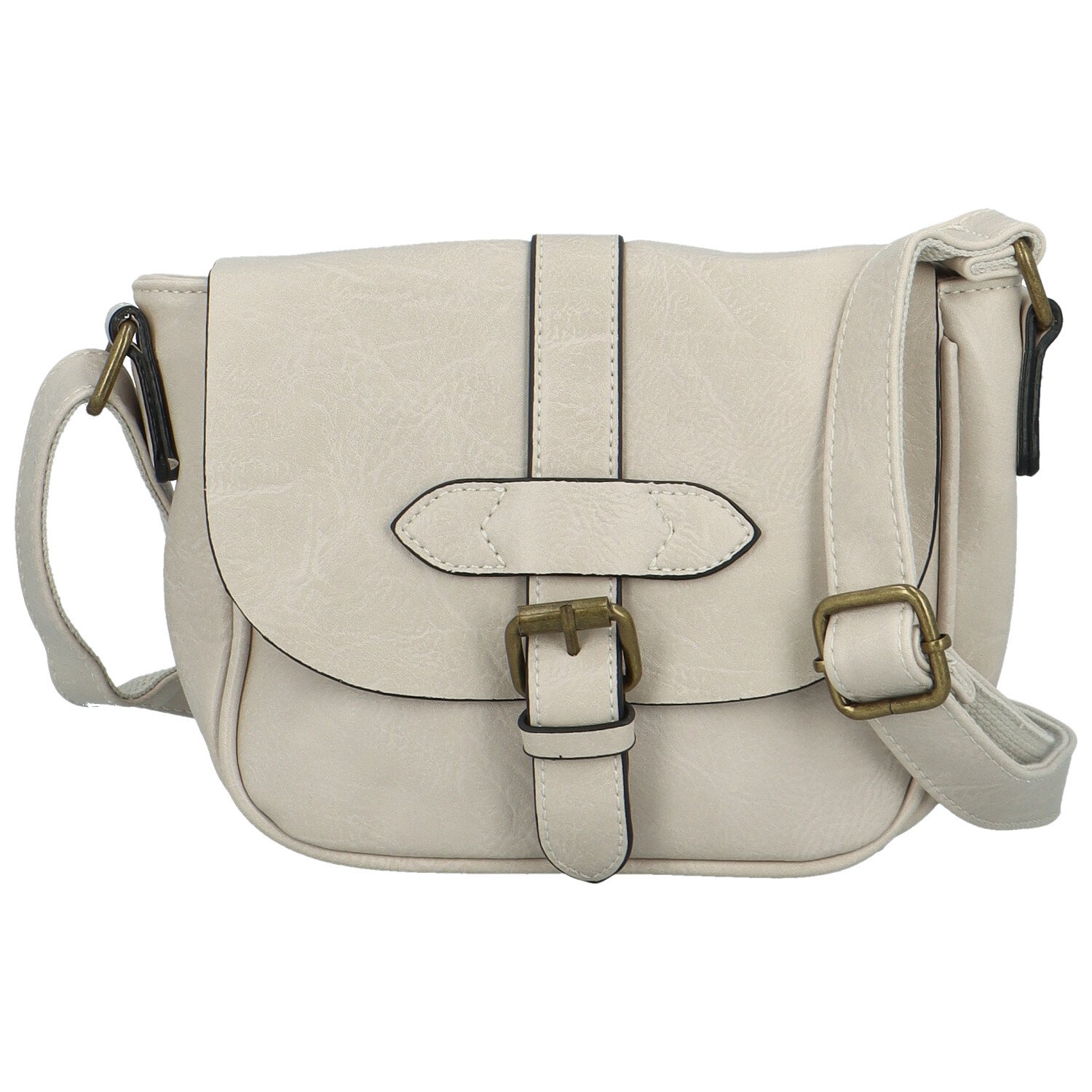 Dámska crossbody kabelka krémová - Paolo bags Safet