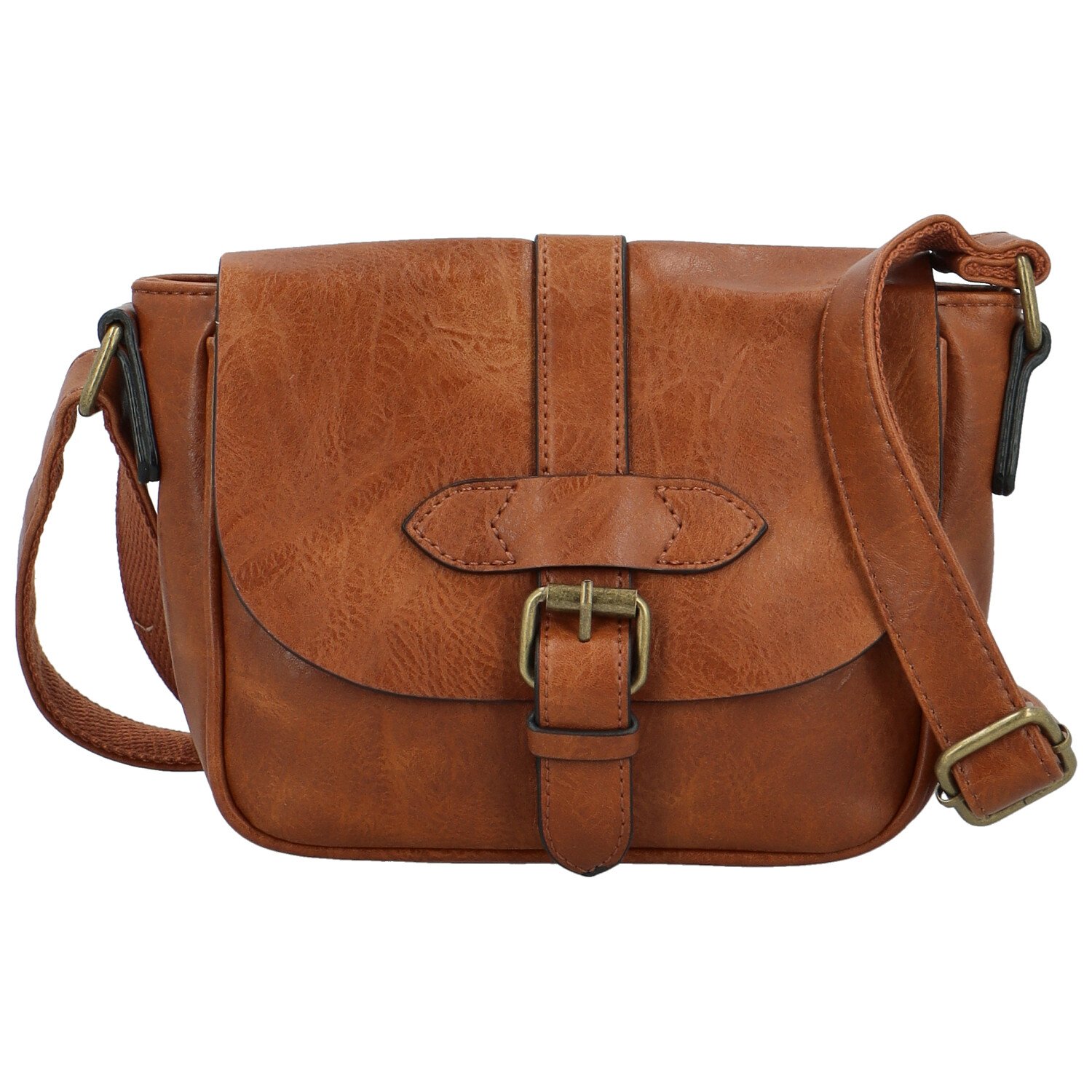 Dámska crossbody kabelka hnedá - Paolo bags Safet