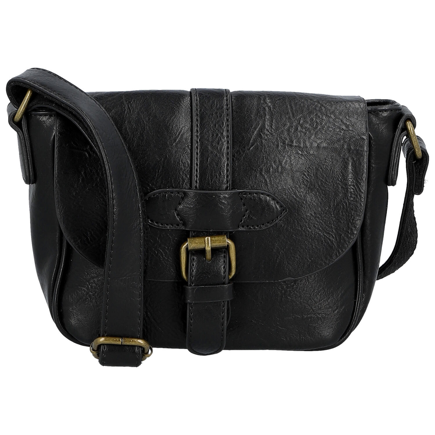 Dámska crossbody kabelka čierna - Paolo bags Caprica