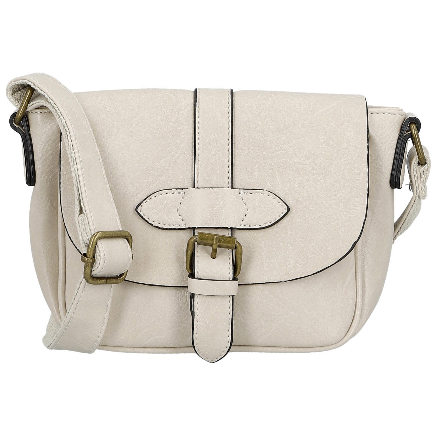 Dámska crossbody kabelka béžová - Paolo bags Caprica