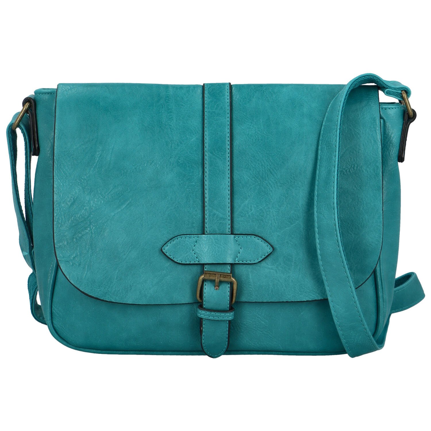 Dámska crossbody kabelka tyrkysová - Paolo bags Pinelopi