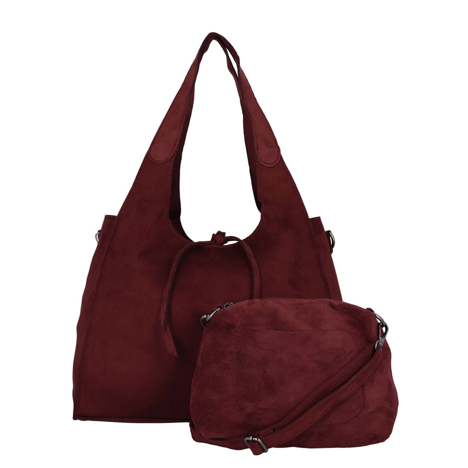 Dámsky set kabeliek vínový - Paolo bags Rissta