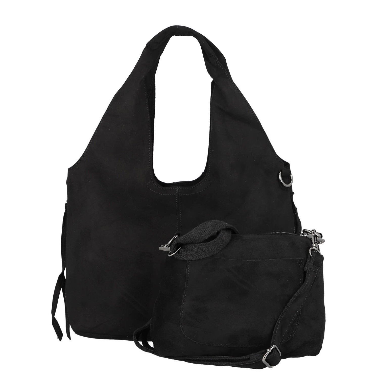 Dámsky set kabeliek čierny - Paolo bags Kupria