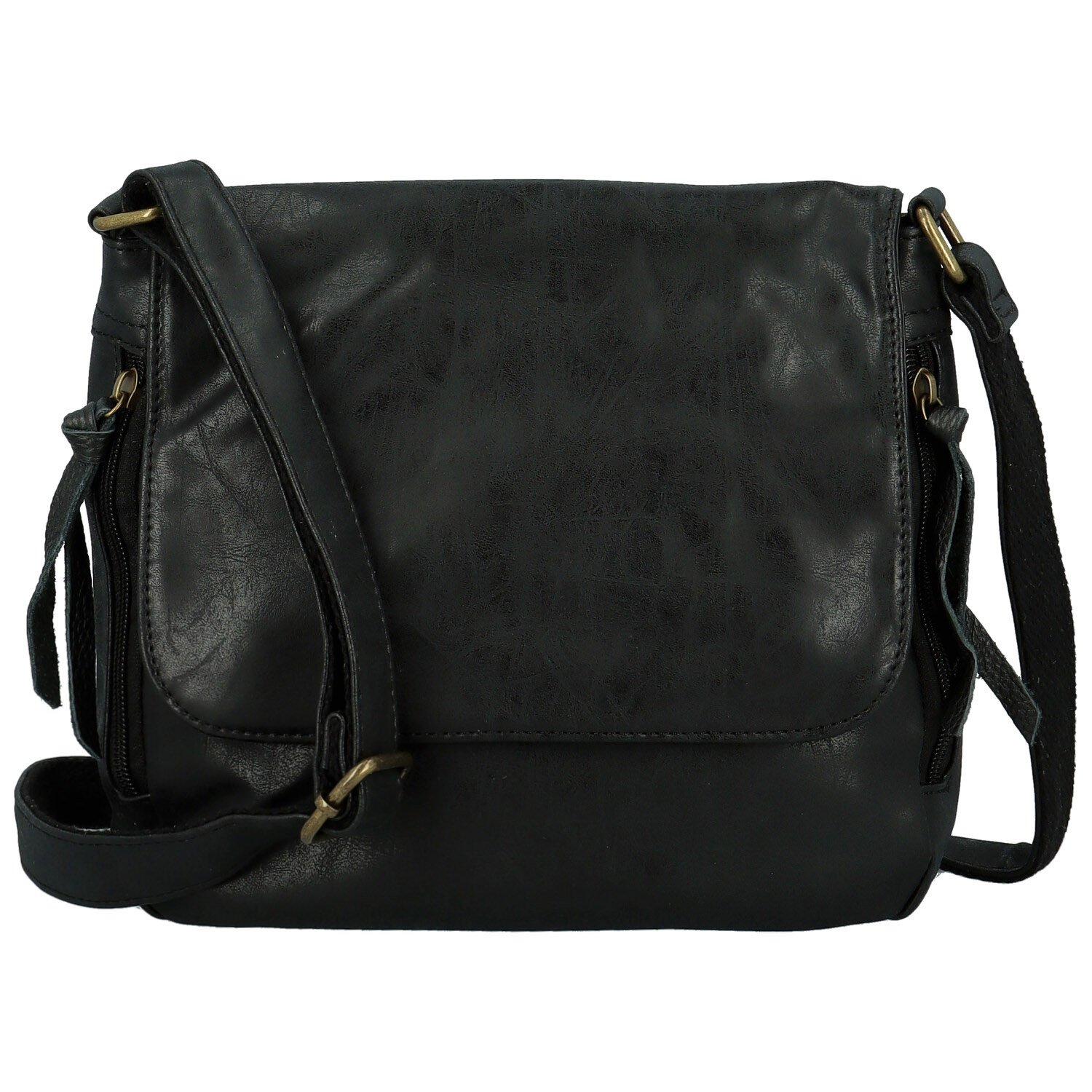 Dámska crossbody kabelka čierna - Paolo bags Aiden