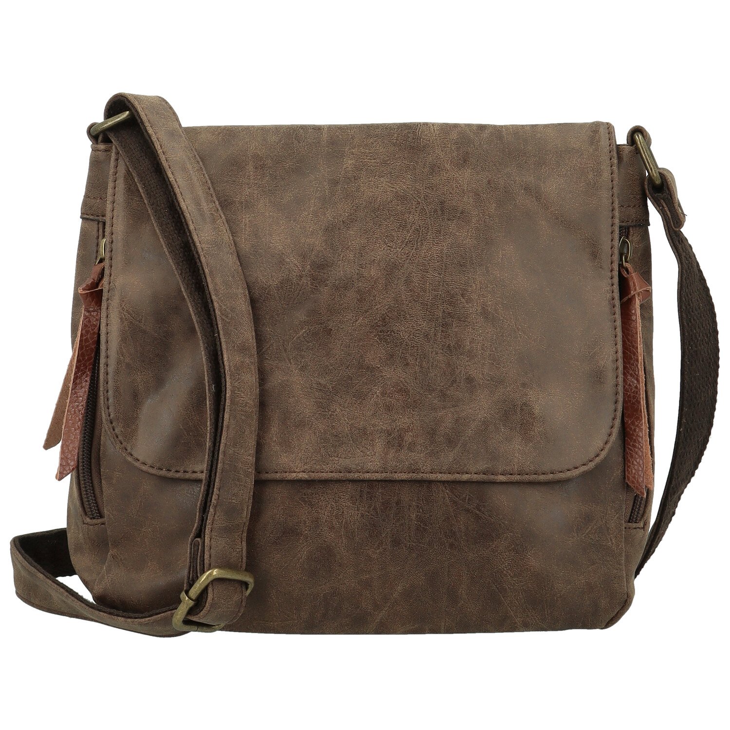 Dámska crossbody kabelka coffee - Paolo bags Aiden