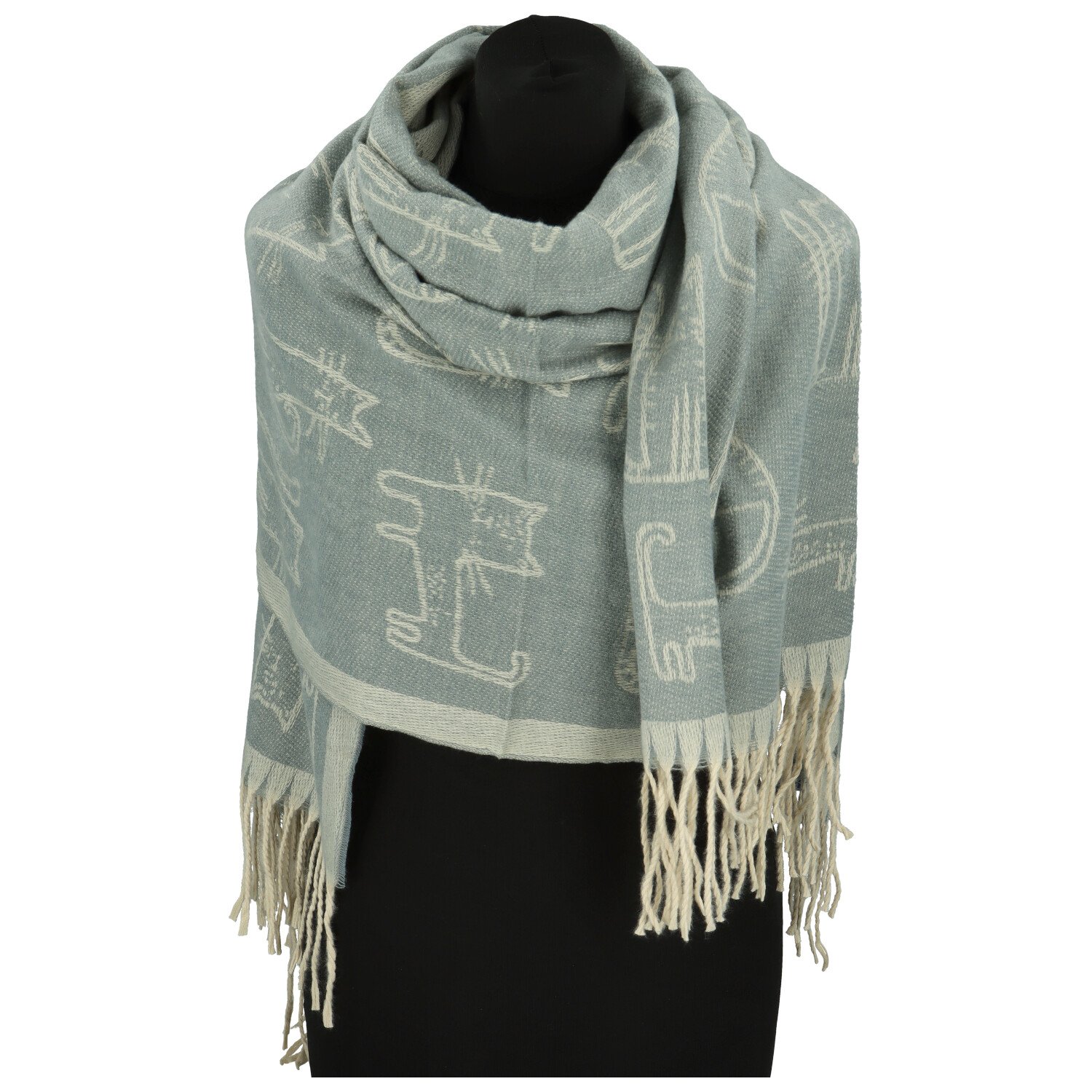 Dámsky šál svetlo šedý - Firenze Casey