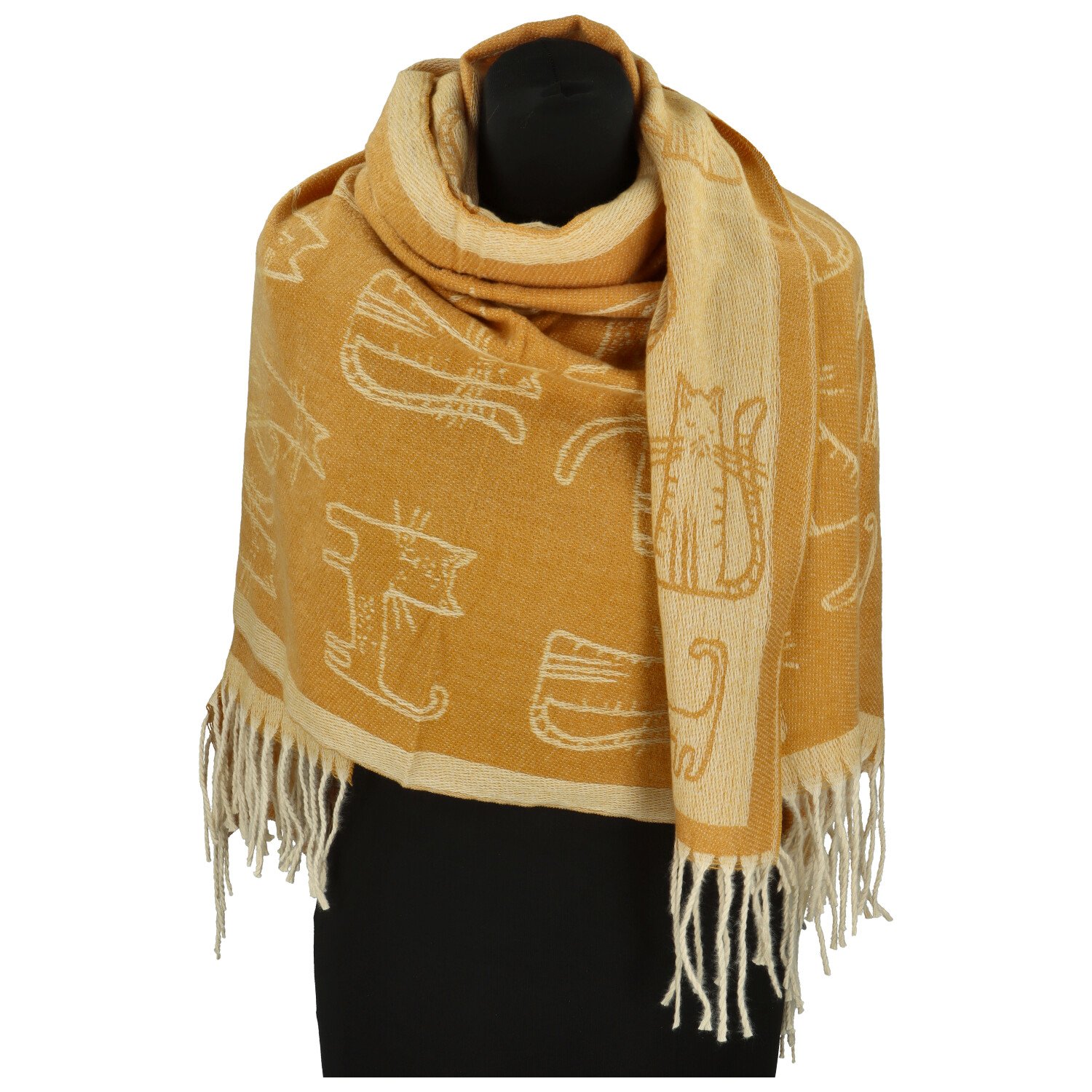 Dámsky šál žltý - Firenze Casey