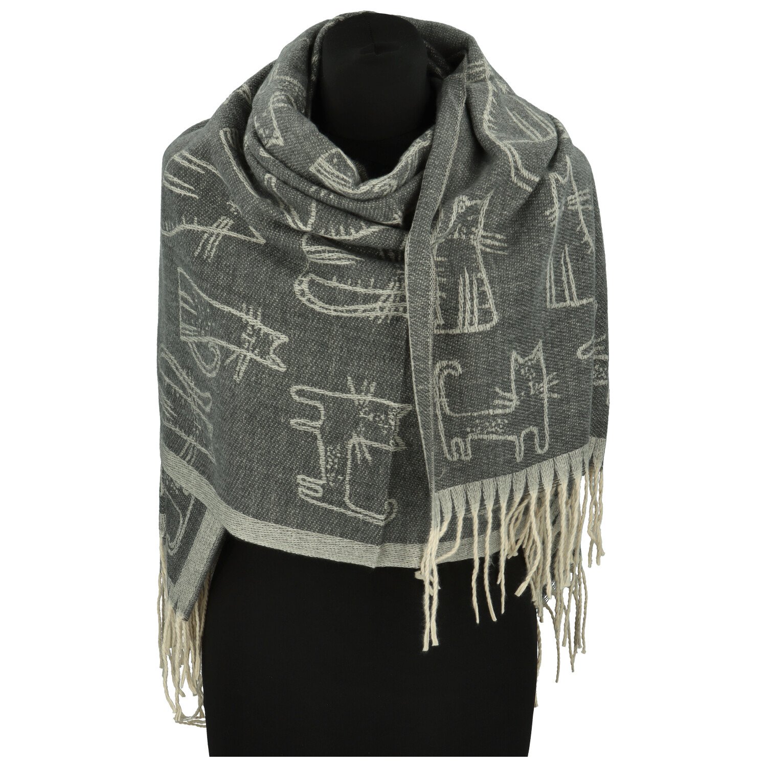 Dámsky šál šedý - Firenze Casey