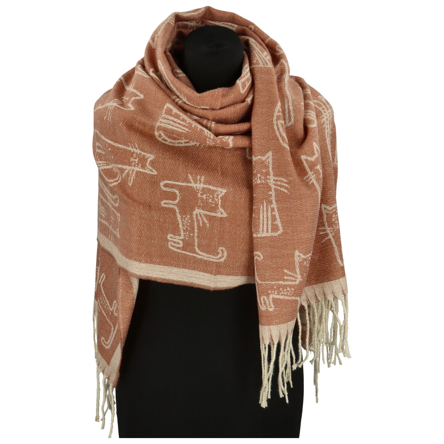 Dámsky šál oranžový - Firenze Casey