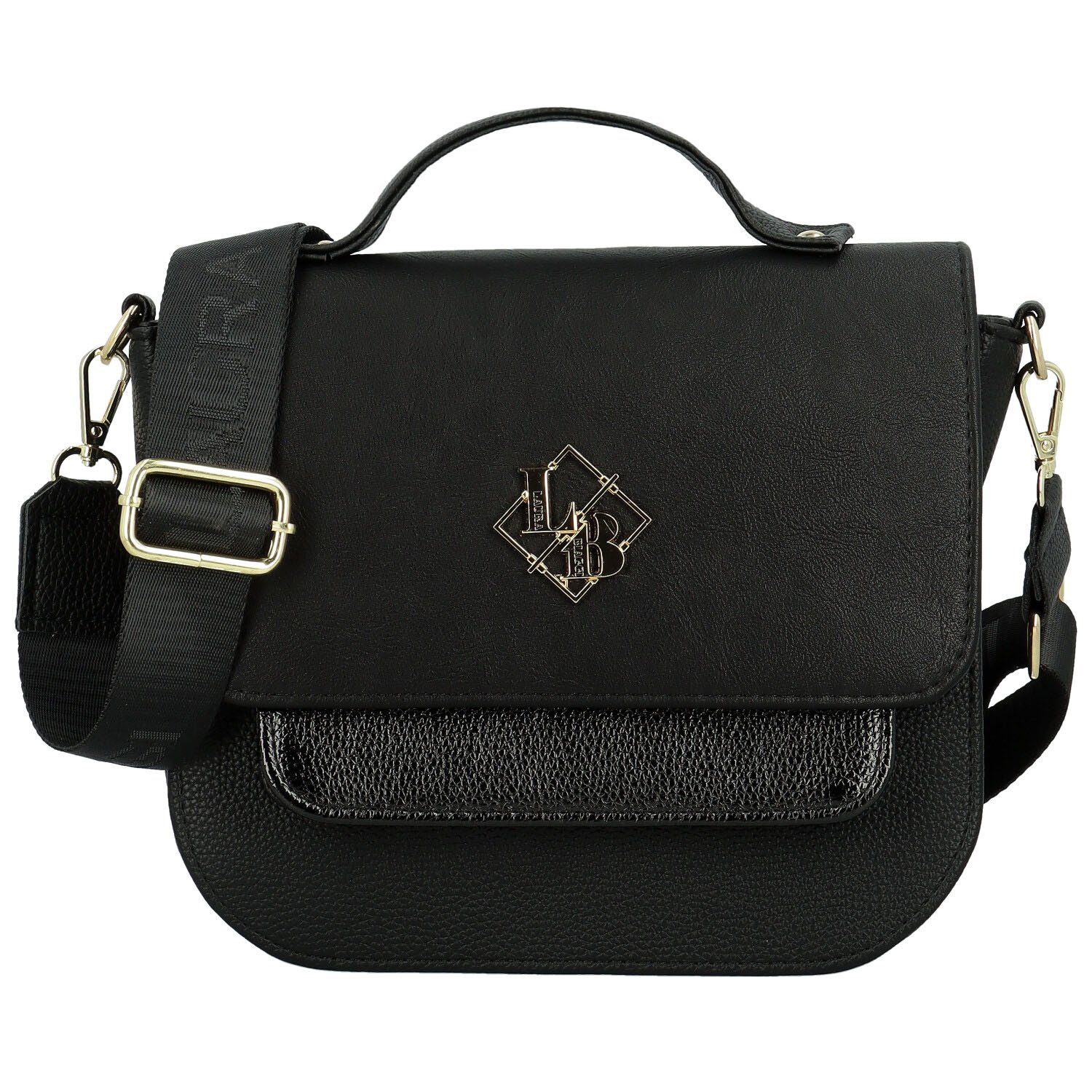 Dámska crossbody kabelka čierna - Laura Biaggi Daneliya