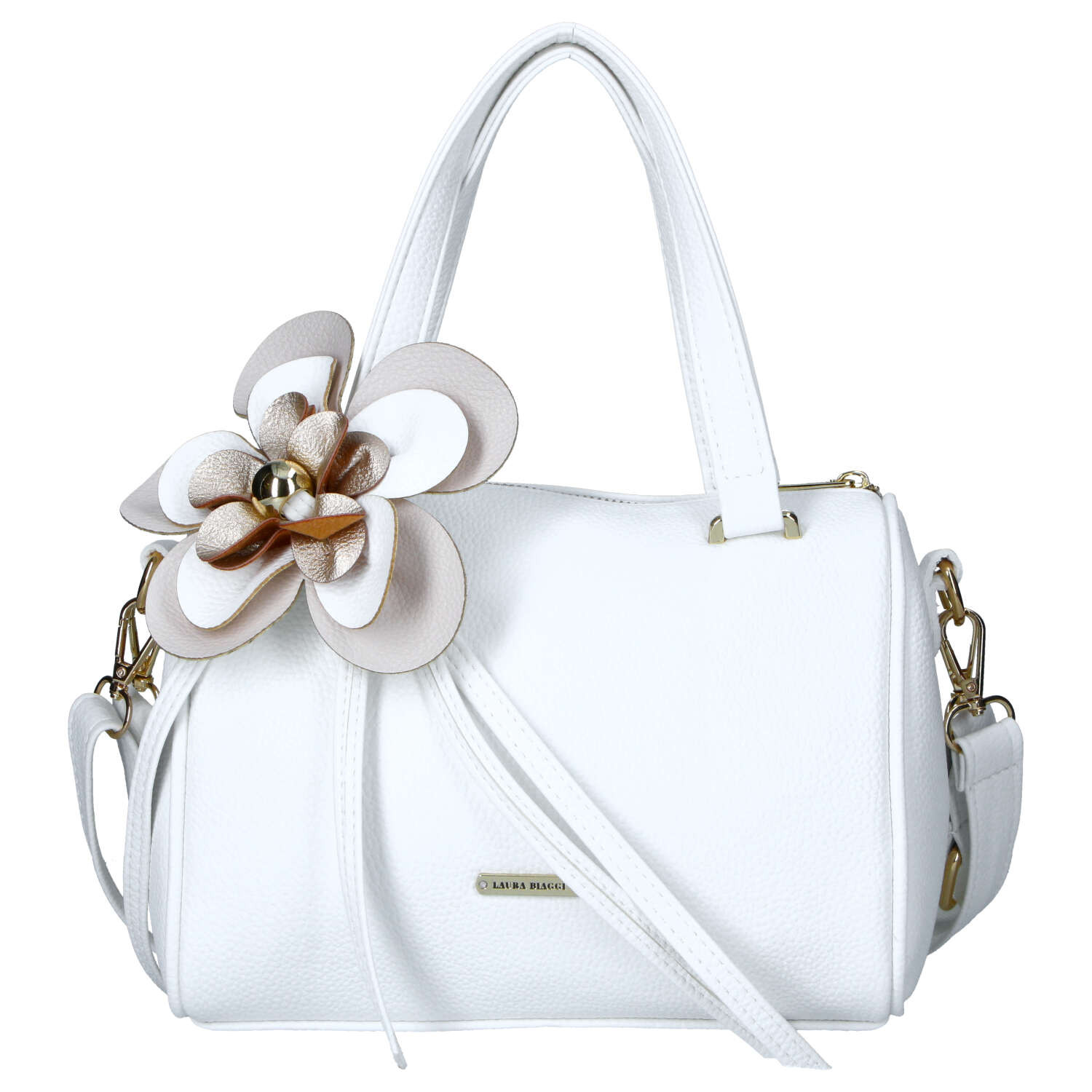 Dámska kabelka do ruky biela - Laura Biaggi Fiorella