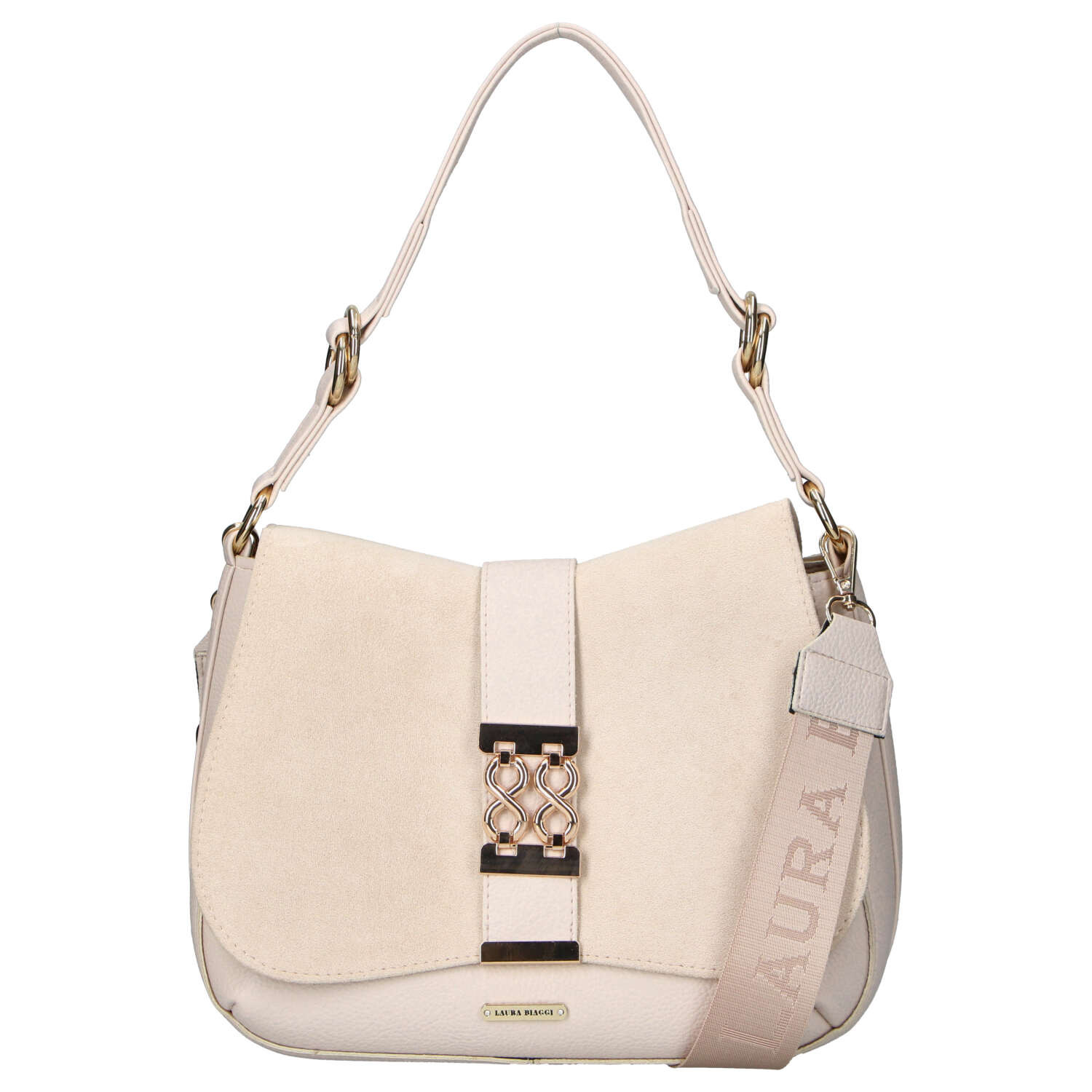 Dámska kabelka do ruky béžová - Laura Biaggi Serena
