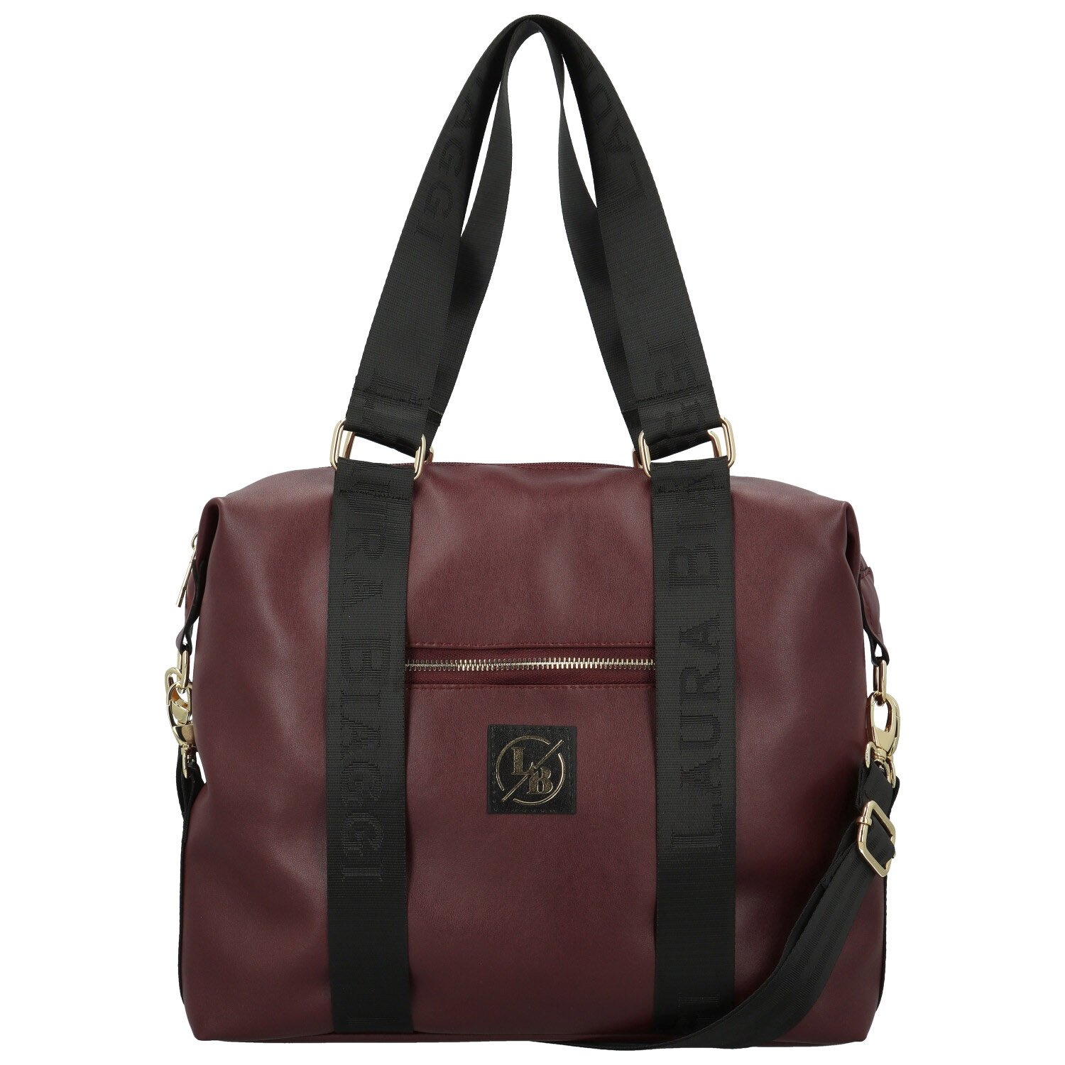 Dámska kabelka na rameno vínová - Laura Biaggi Katica