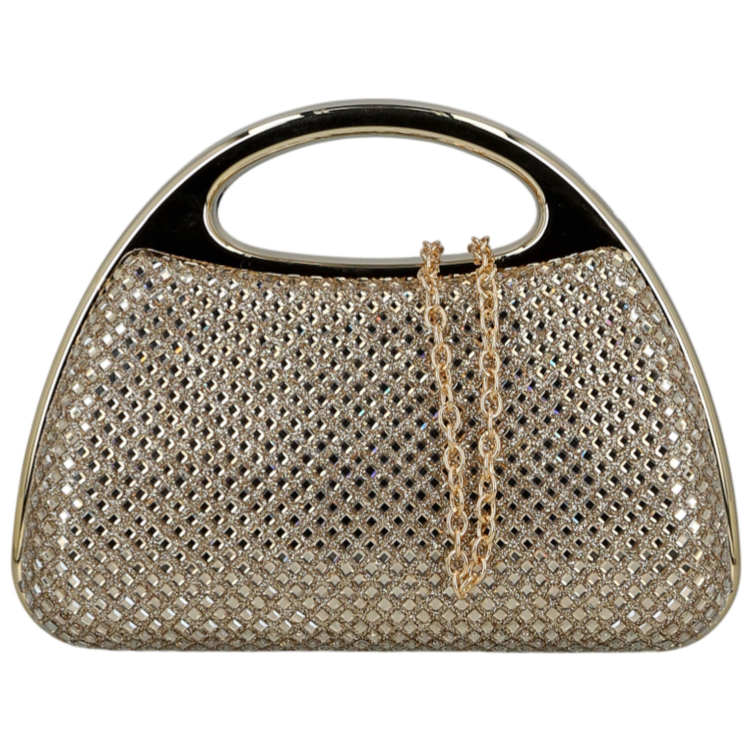 Dámska listová kabelka zlatá - Michelle Moon Fabia