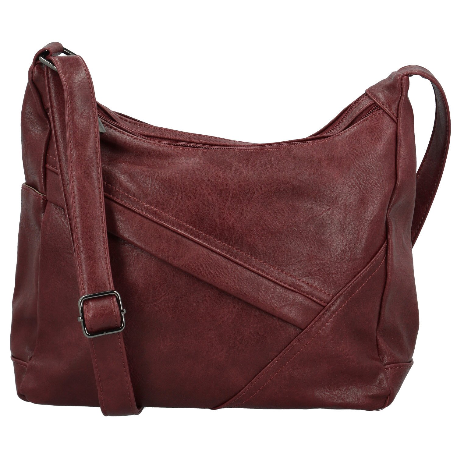 Dámska crossbody kabelka vínová - Firenze Wieke