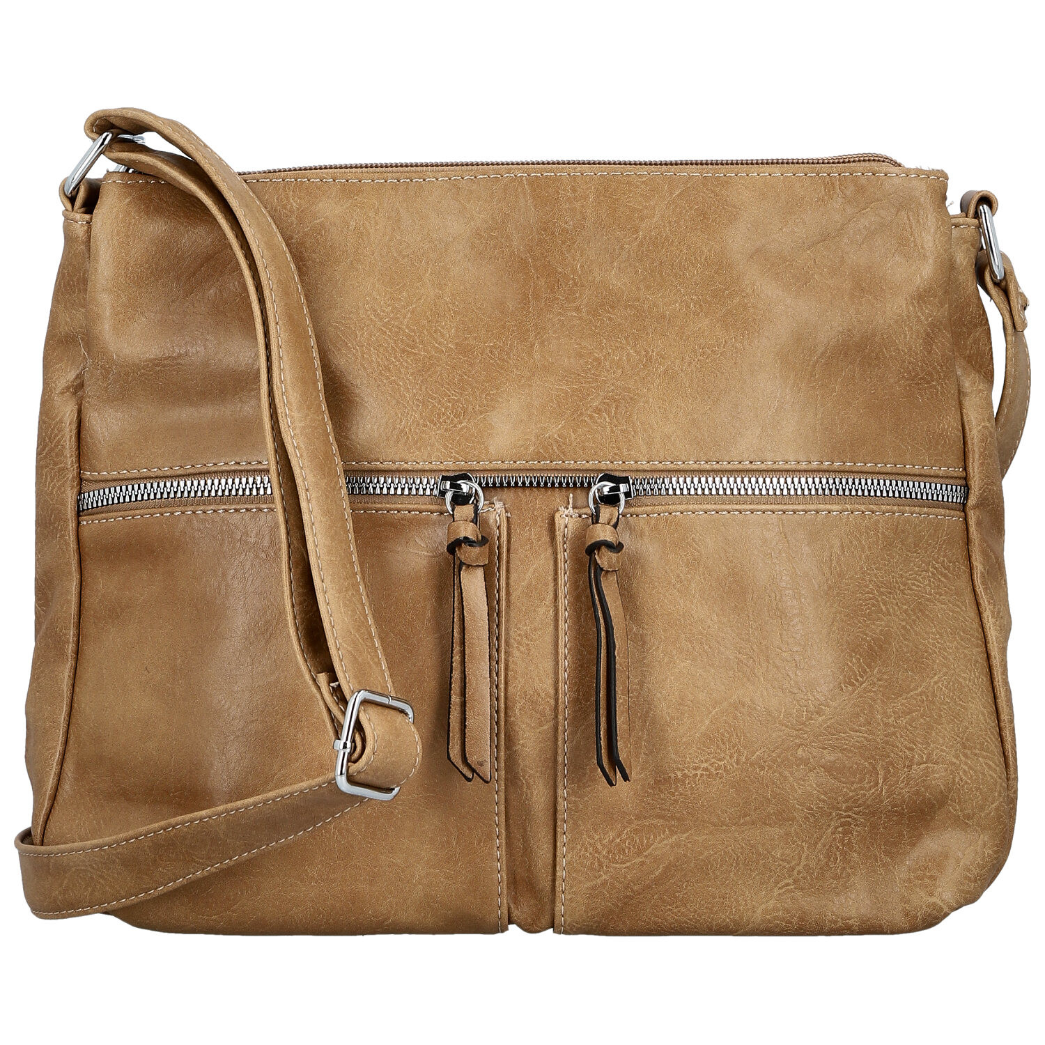 Dámska crossbody kabelka khaki - Firenze Bessy