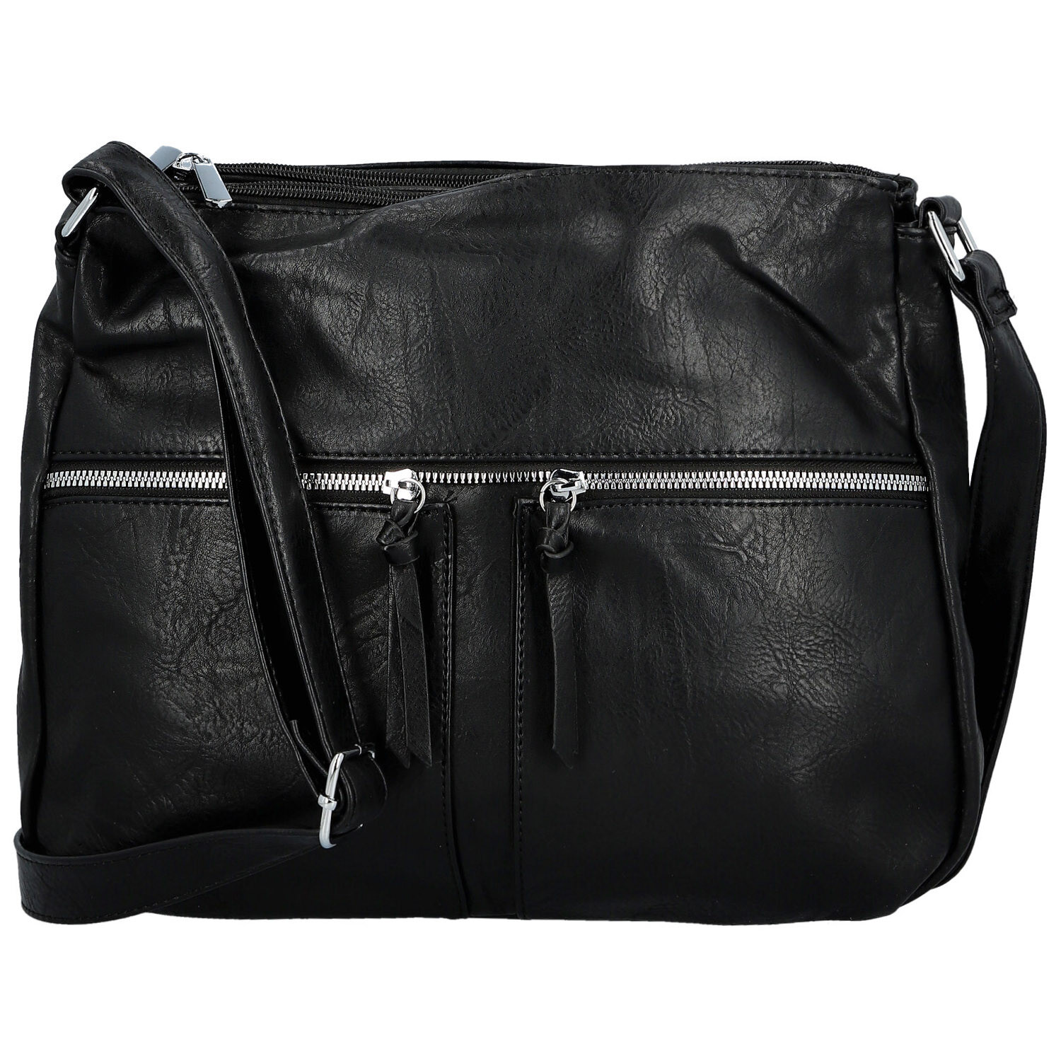 Dámska crossbody kabelka čierna - Firenze Bessy