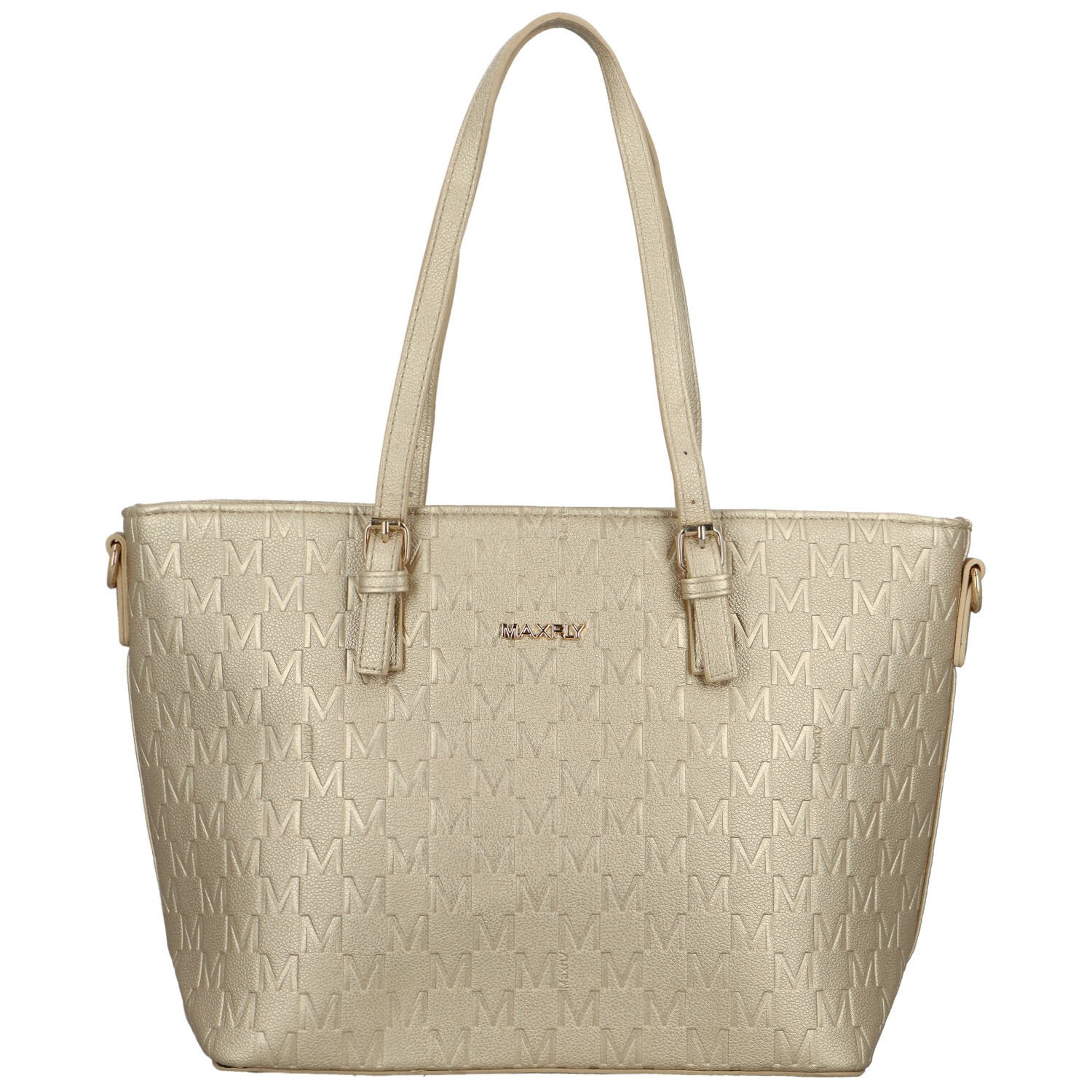 Dámska kabelka cez rameno zlatá - MaxFly Percy