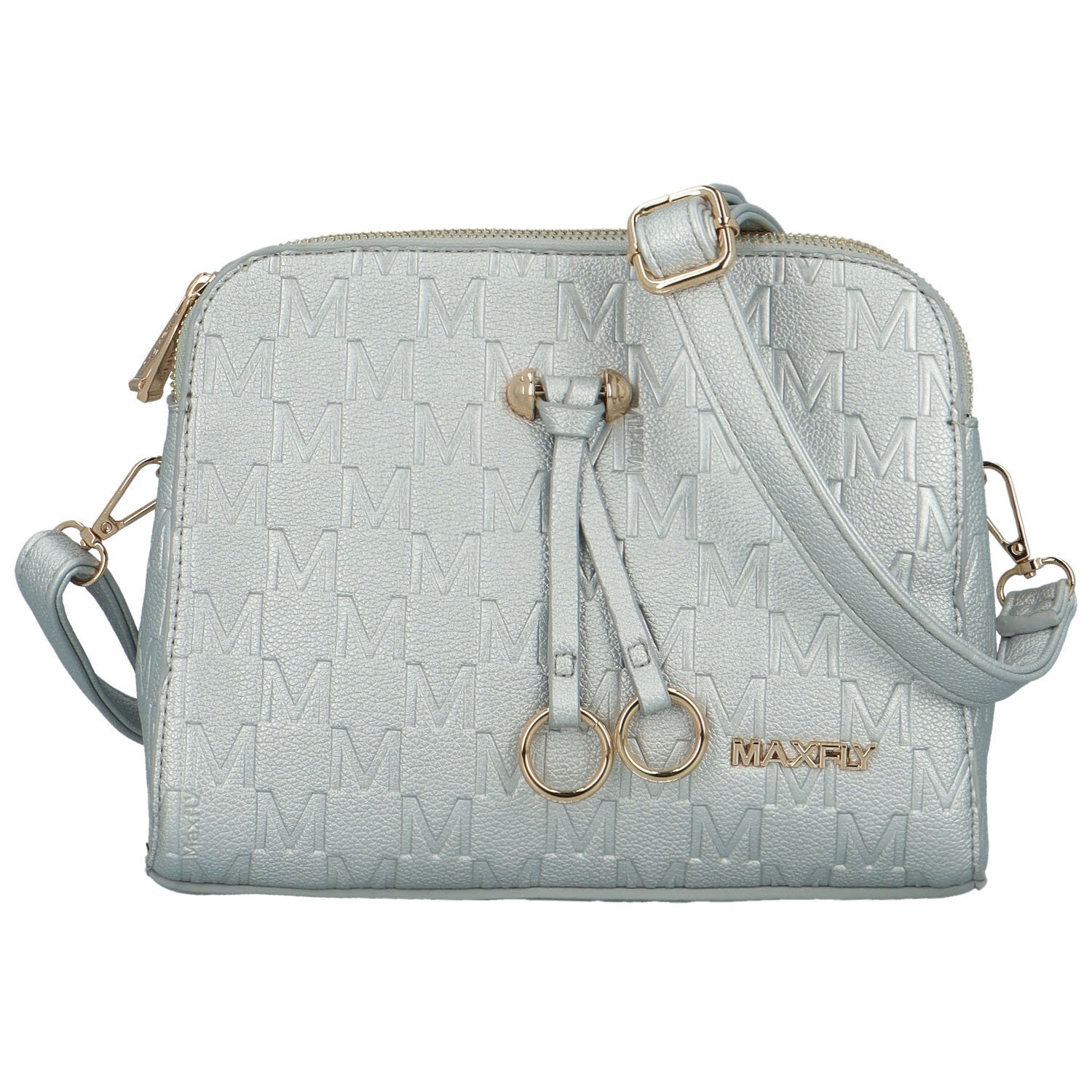 Dámska crossbody kabelka strieborná - MaxFly Skylla