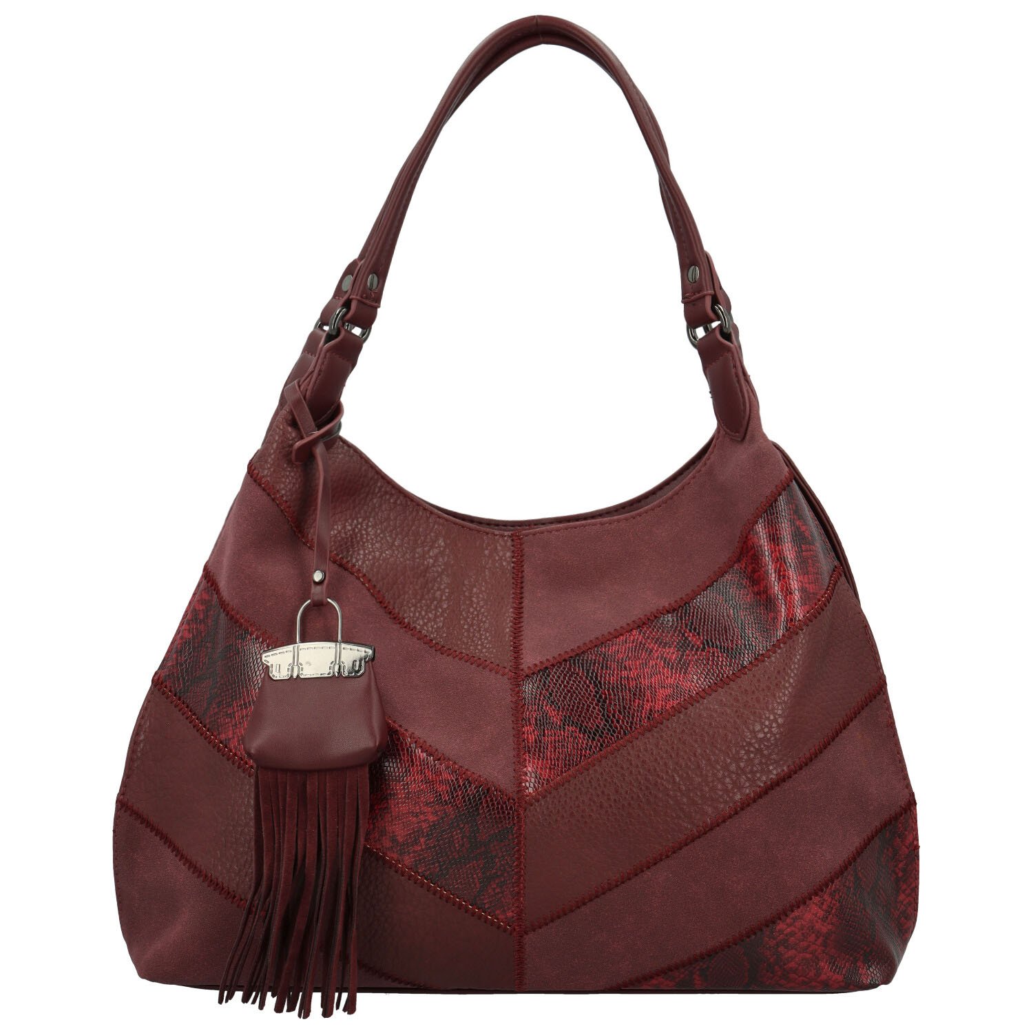 Dámska kabelka cez rameno vínová - Maria C Dasia