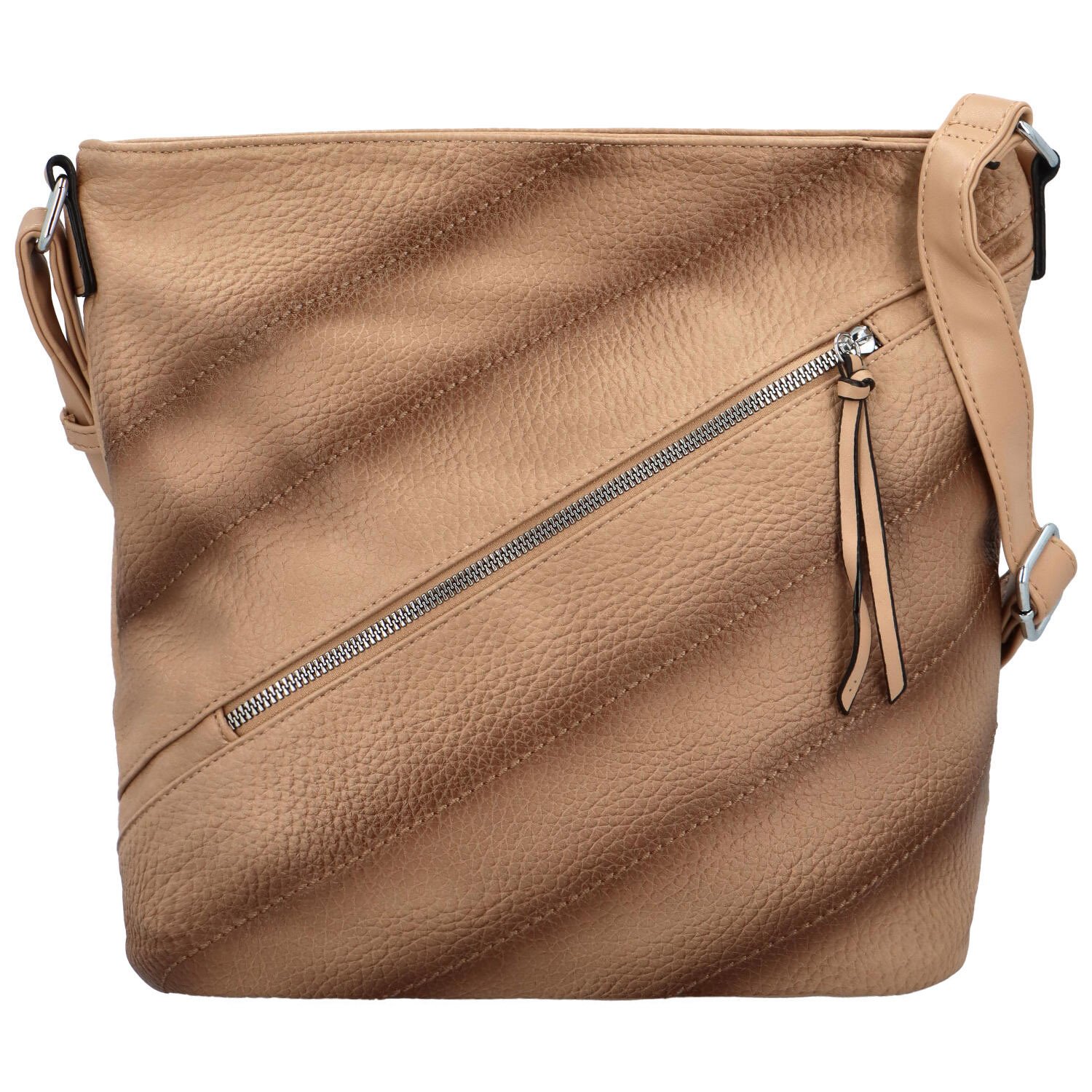 Dámska crossbody kabelka tmavobéžová - Maria C Amastias