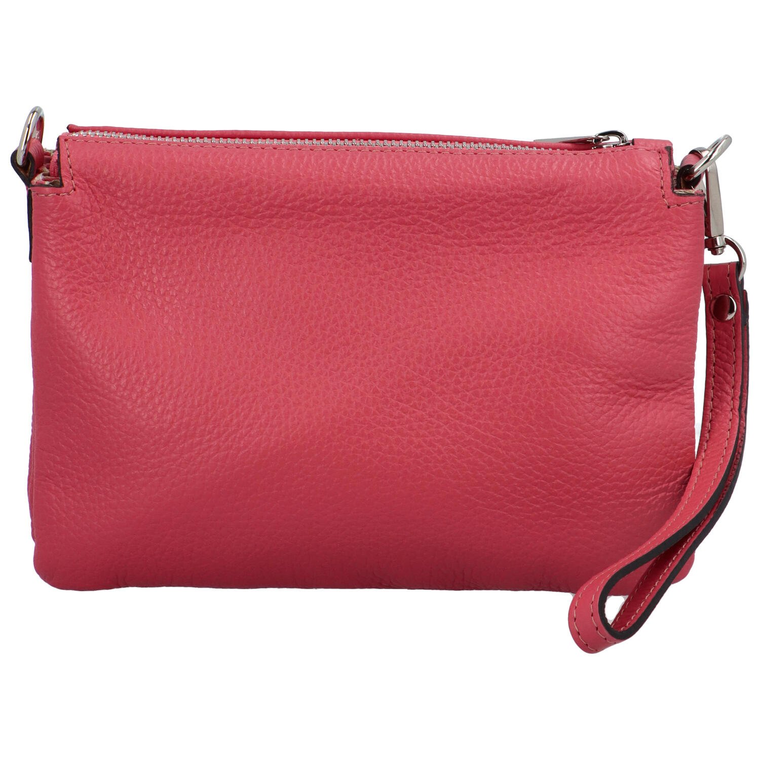 Dámska kožená listová kabelka ružová - ItalY Bonnie