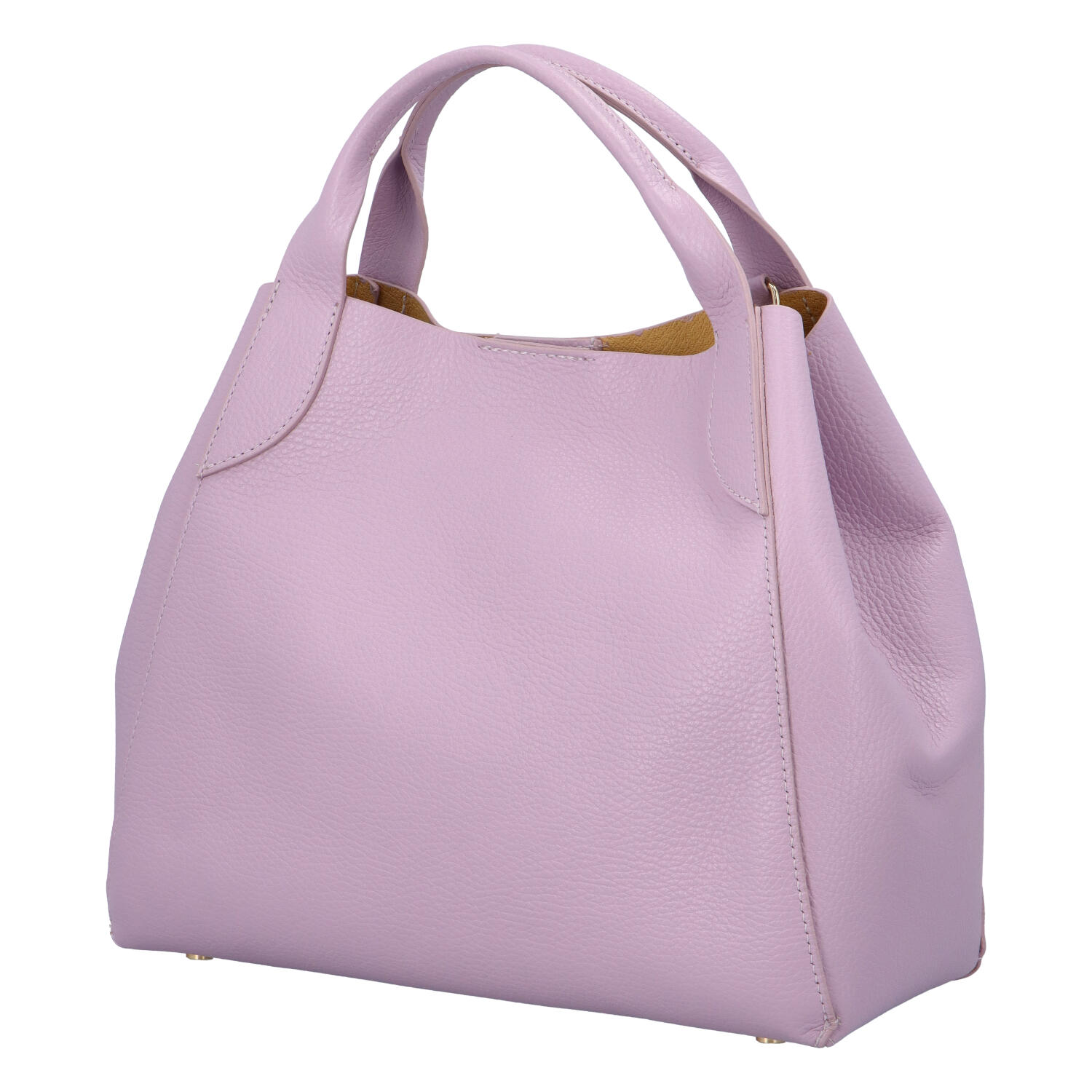 Dámska kožená kabelka svetlo fialová - ItalY Keriska